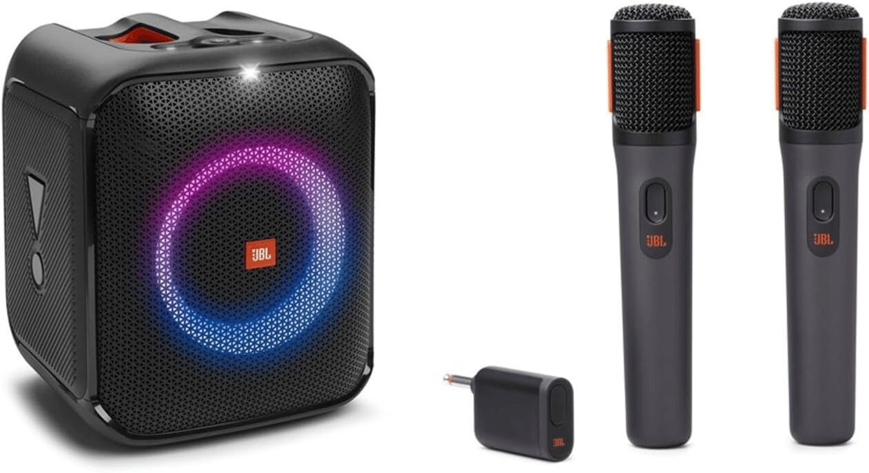 JBL PARTYBOX ENCORE ESSENTIAL ブラック マイク2本セット|GetGadgetGot JBL PARTYBOX ENCORE ESSENTIAL ブラック マイク2本セット|GetGadgetGot