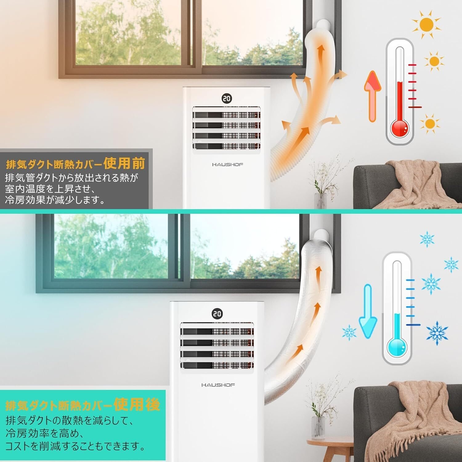 話題のHAUSHOFスポットクーラー完全解説！工事不要家庭用