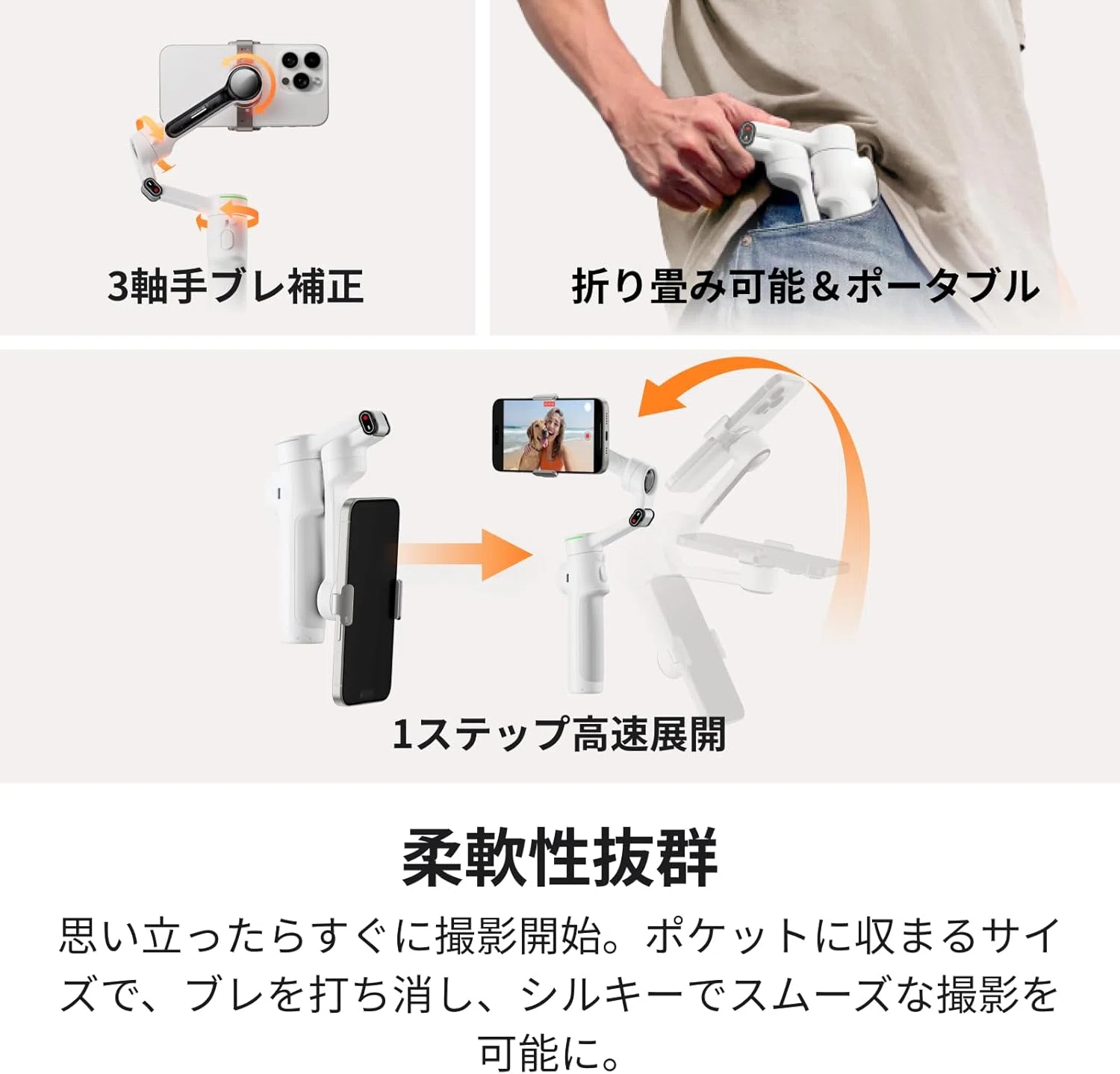 Insta360 Flow 2 Pro AIトラッカーキット グレー｜GetGadgetGot