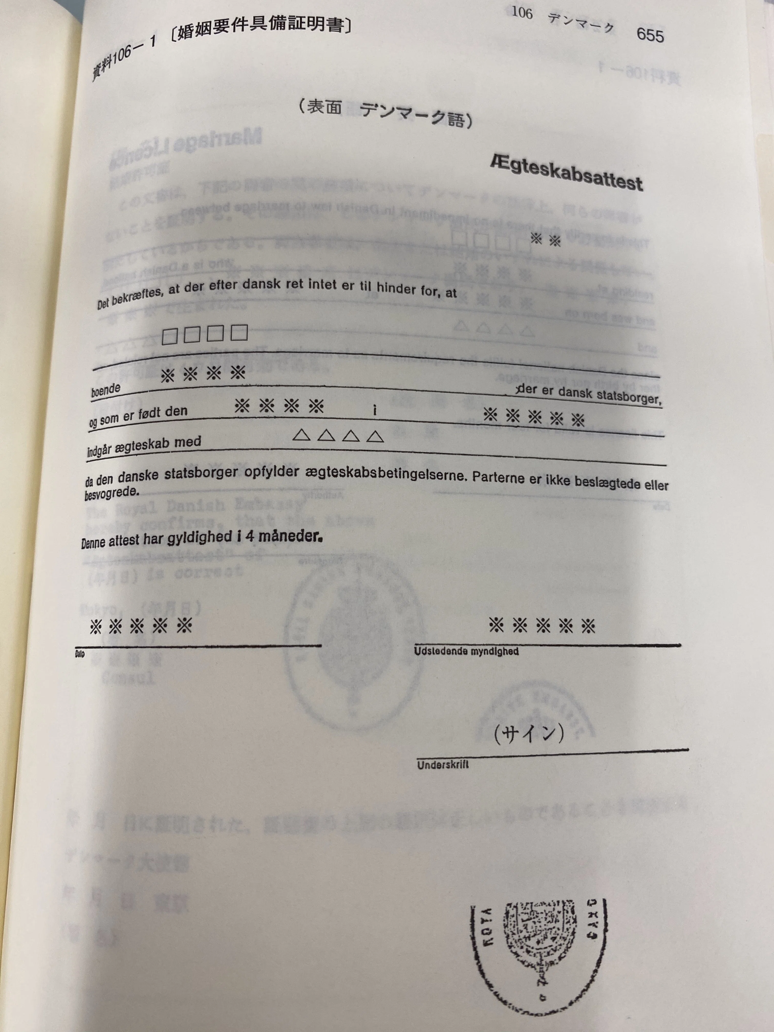 日本での国際結婚手続きについて (日本✖️デンマーク)｜M's