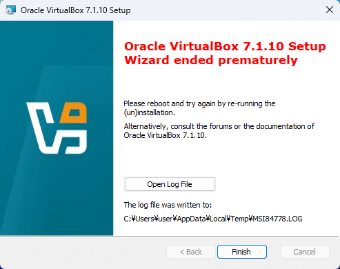 VirtualBox 7.1.10をインストールする（エラー対応あり）｜Jacky