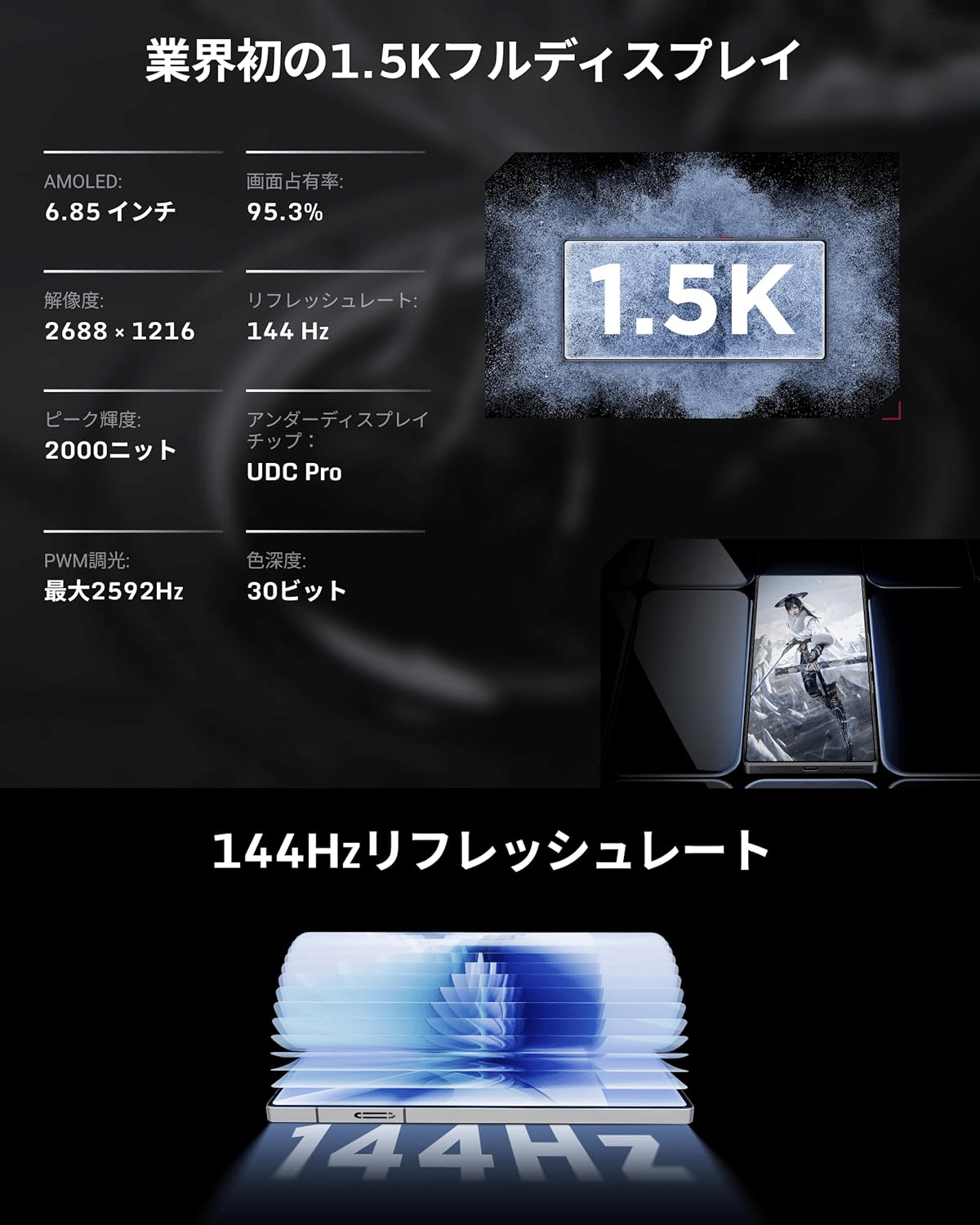 REDMAGIC 10 Pro Dusk 16GB 512GB ゲーミングスマホ｜GetGadgetGot