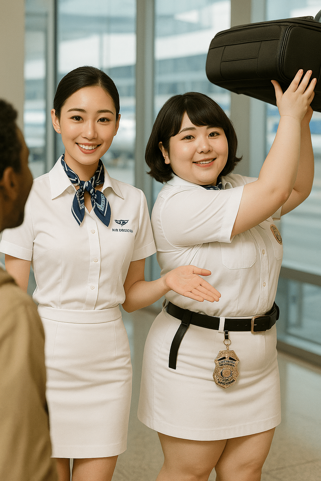 ミニスカートの奥 ミニスカ刑事-ミニスカCAハイキックバトル｜tryサブ2