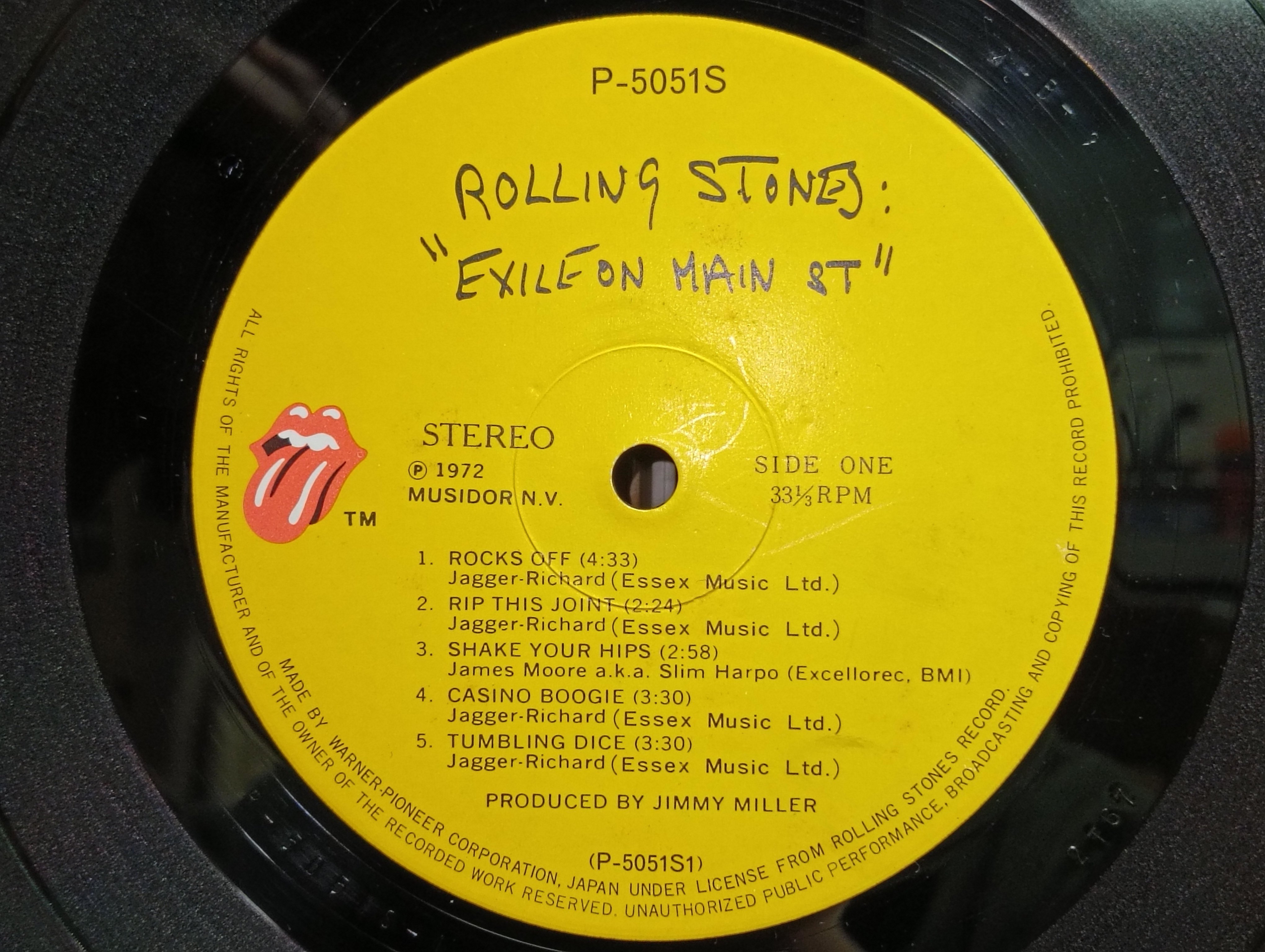 ニアミント級！】ローリングストーンズ/メインストリートのならず者 UK