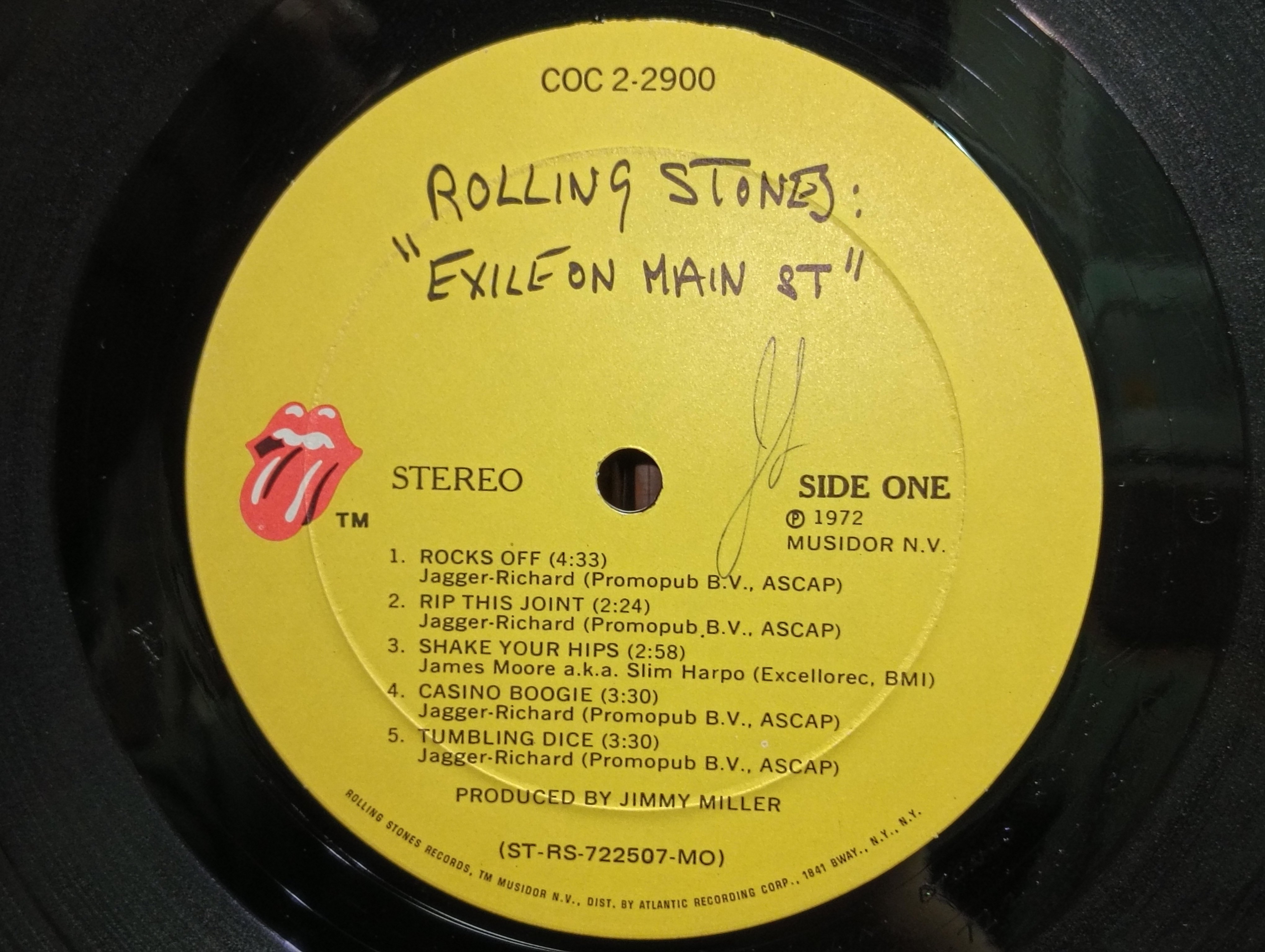 その②【Exile on Main St.】(1972) Rolling Stones アナログ