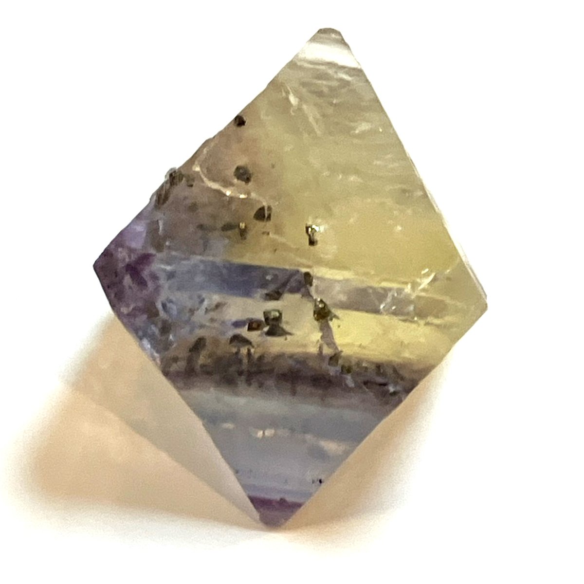 フローライト　八面体　イリノイ産　蛍石　天然石　原石　鉱物標本　鉱石 【C1】 Amazon | SCIENCE ミニ鉱物標本 天才の石 「蛍石 八面体 フロー