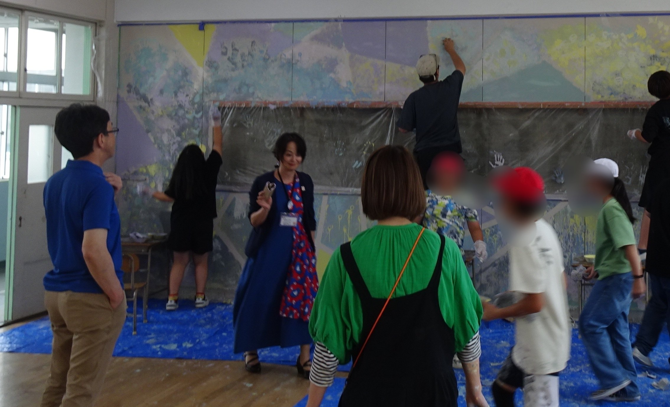 いけじま小UPCYCLE⑤】壁面アートワークショップ開催！｜大阪市