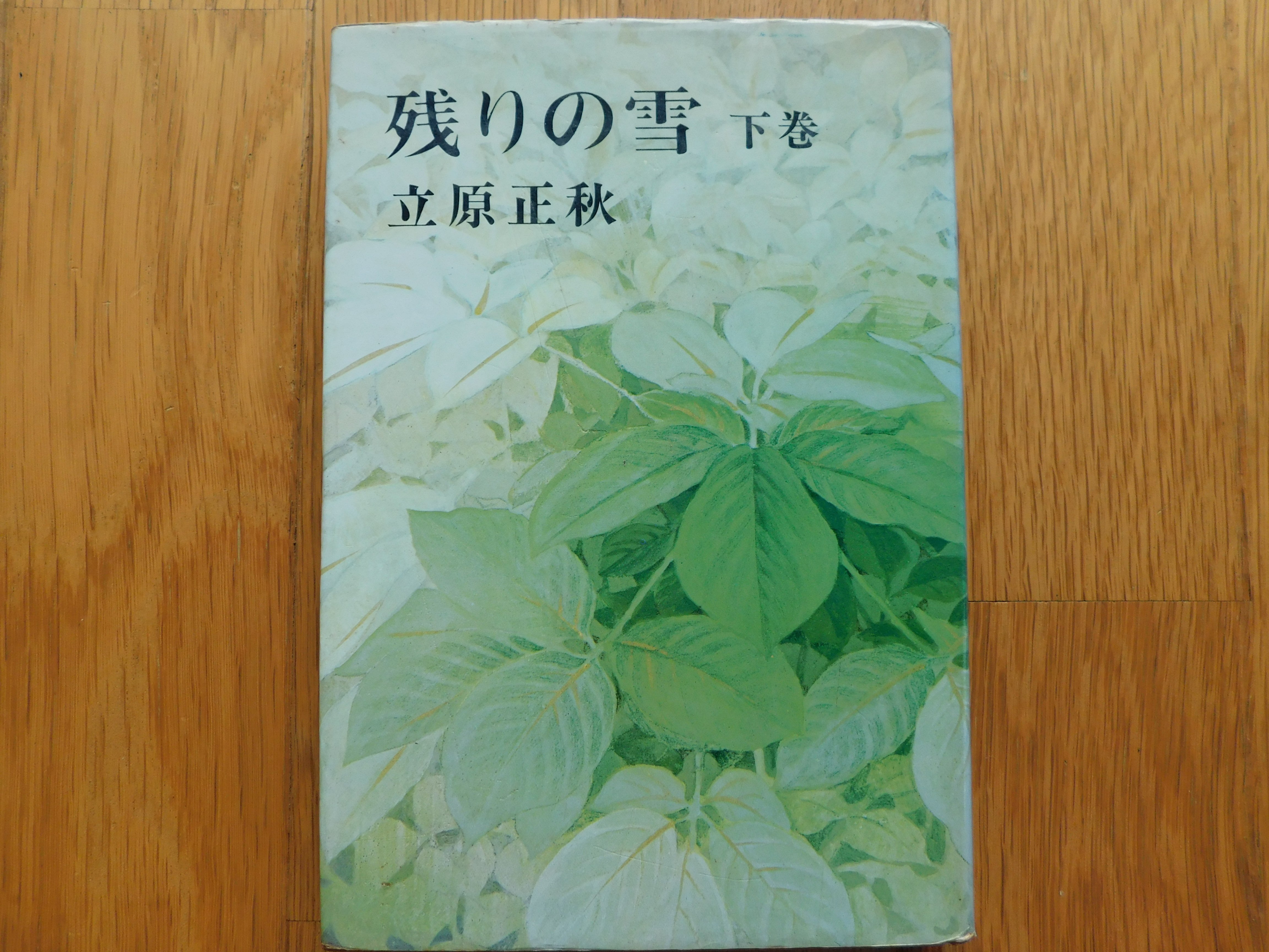 立原正秋 51『残りの雪 下巻』｜木綿行