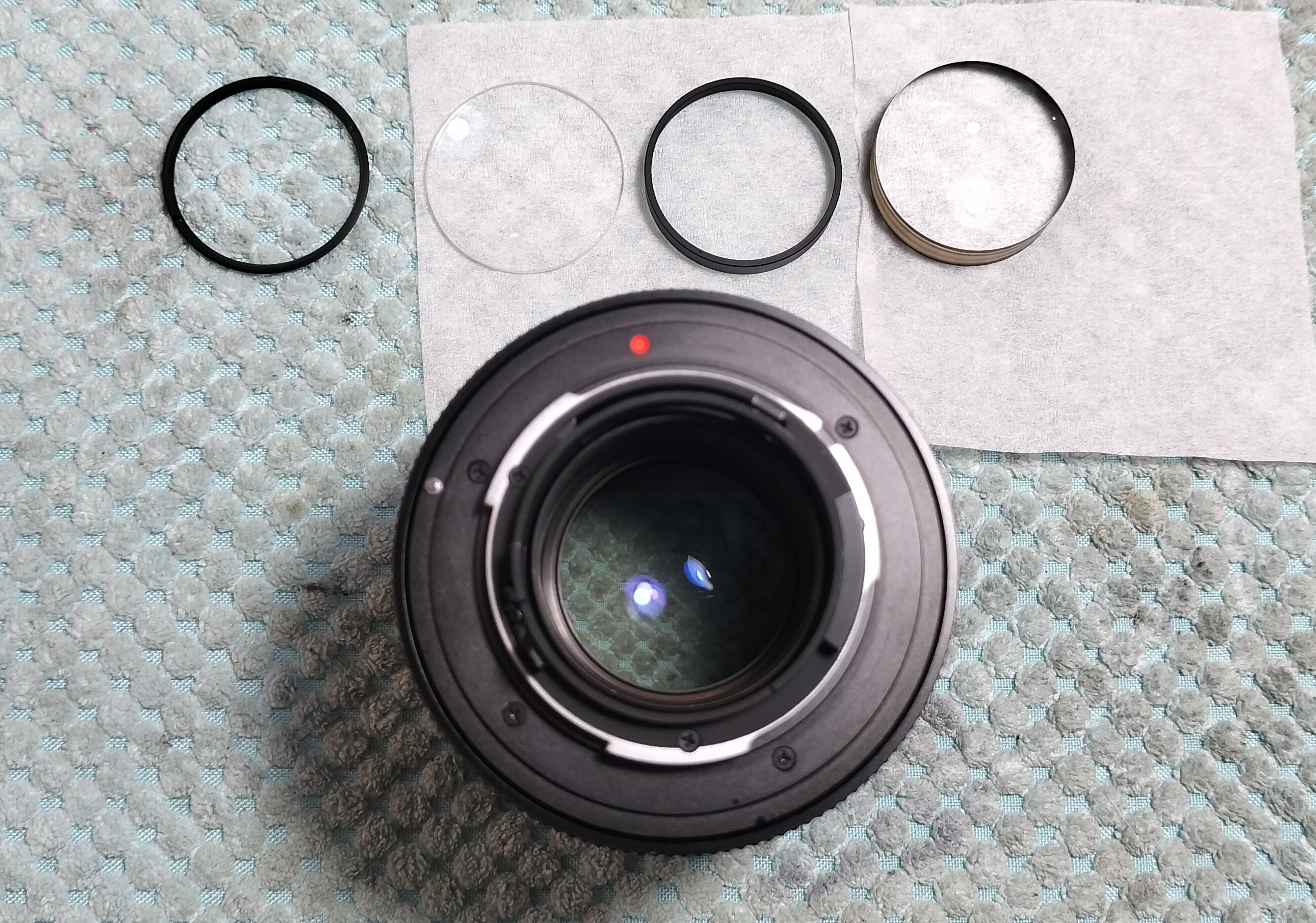 Contax Carl Zeiss Planar 85mm F/1.4 MMJの分解｜フィルムカメラ修理