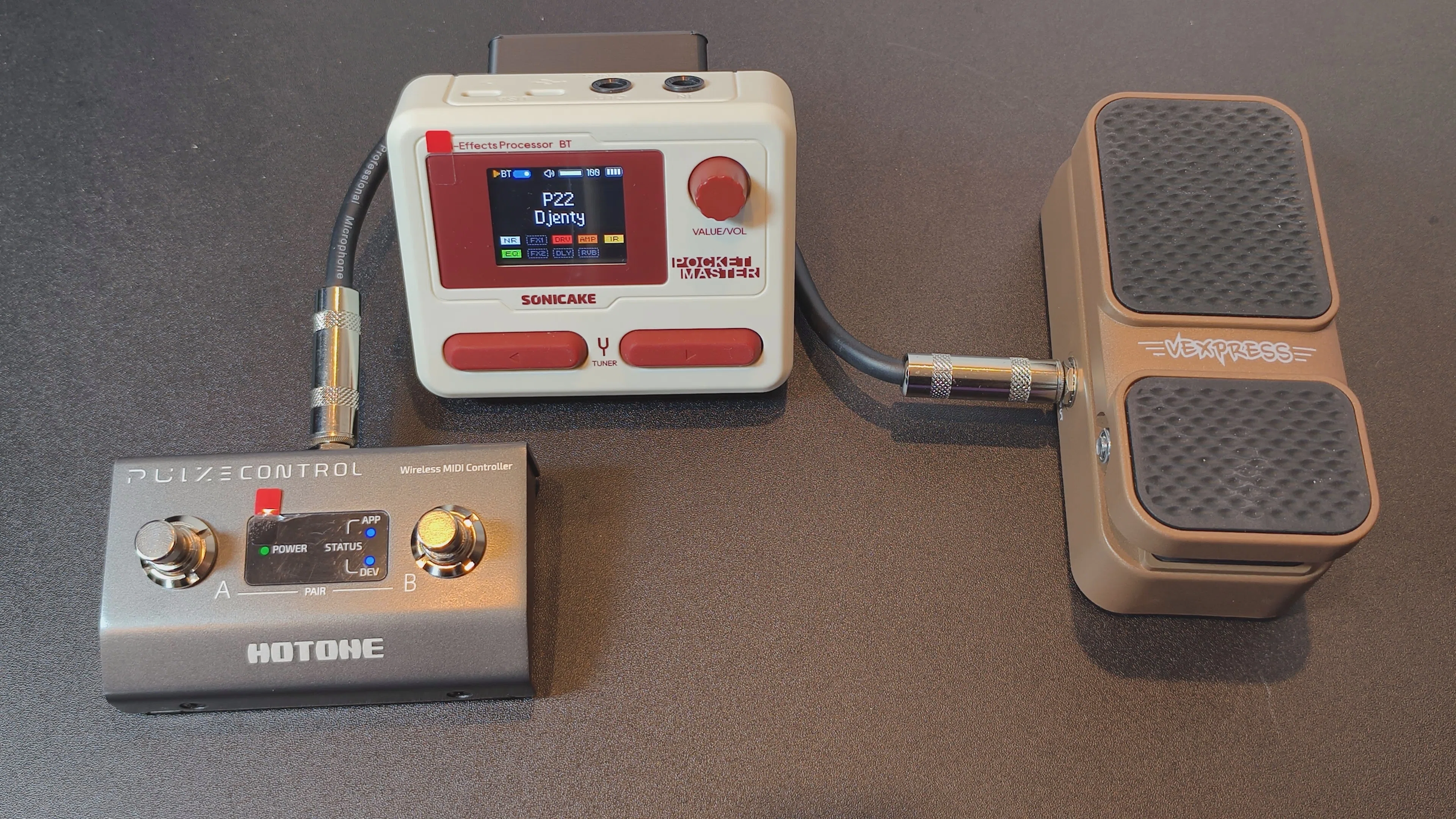 Sonicake Pocket Master × Hotone Pulze Control MIDI Controller