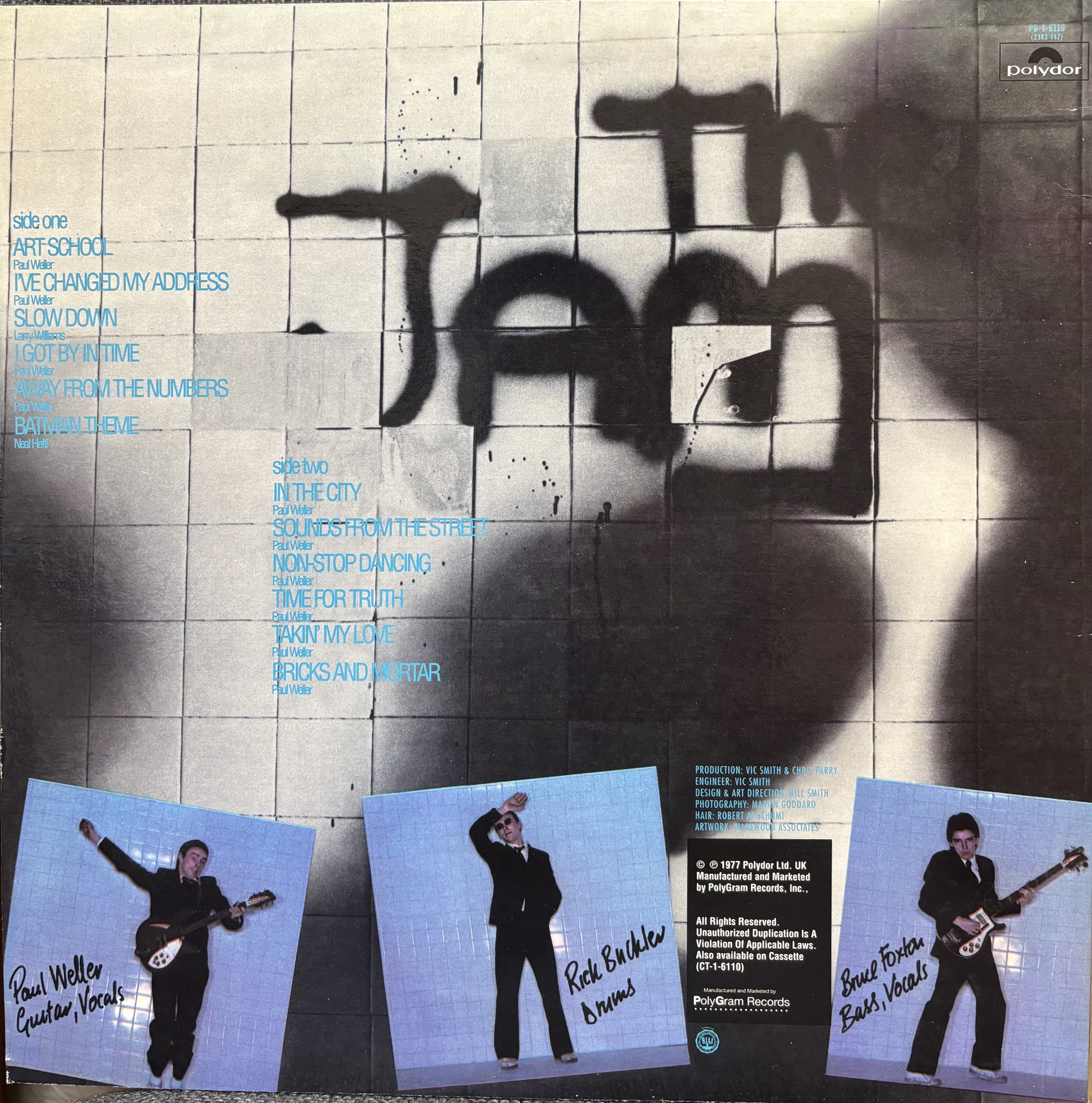 ザ•ジャム『イン•ザ•シティ』（1977）｜bluebeat