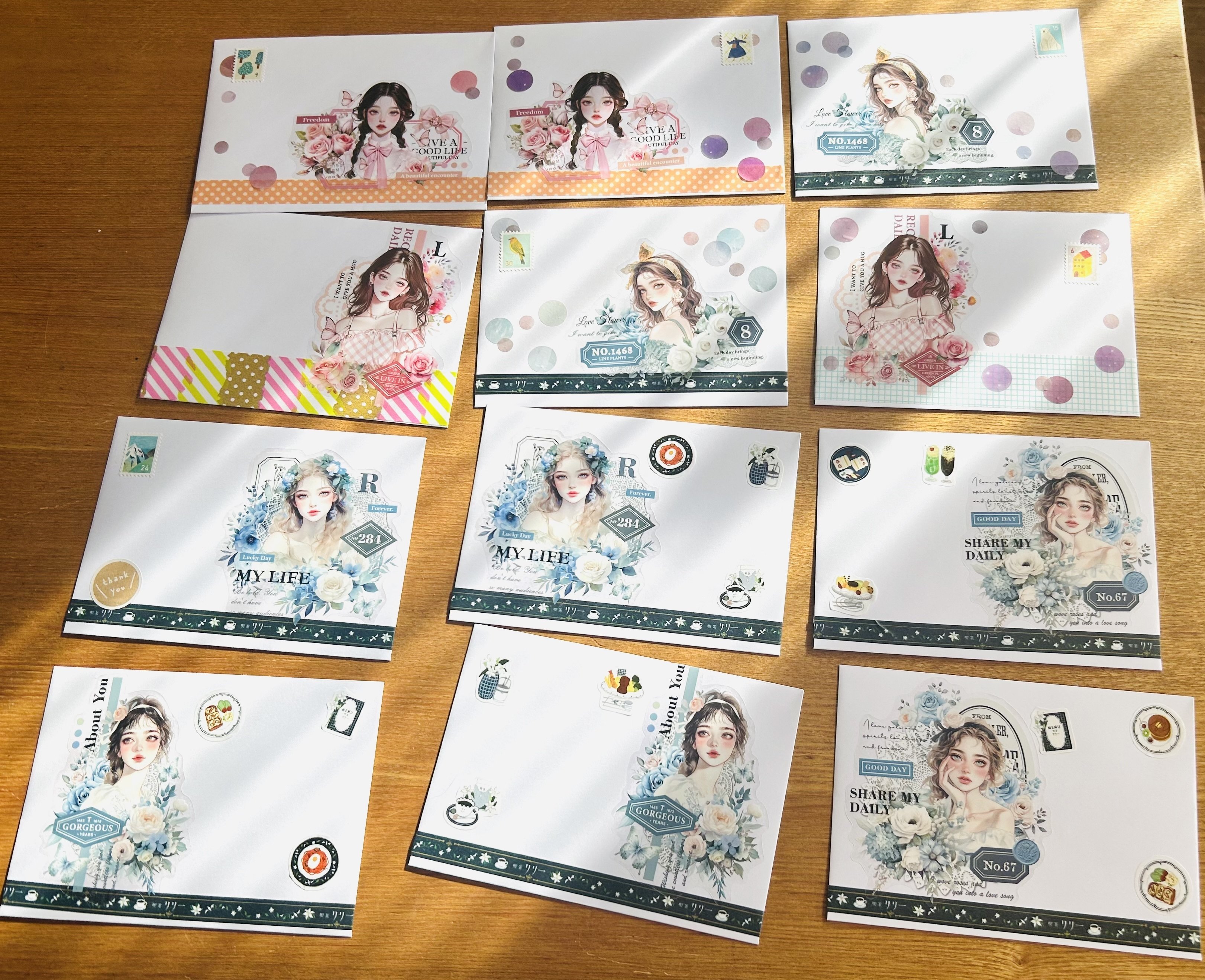 封筒コラージュでたのしもう｜おひさまめーかー