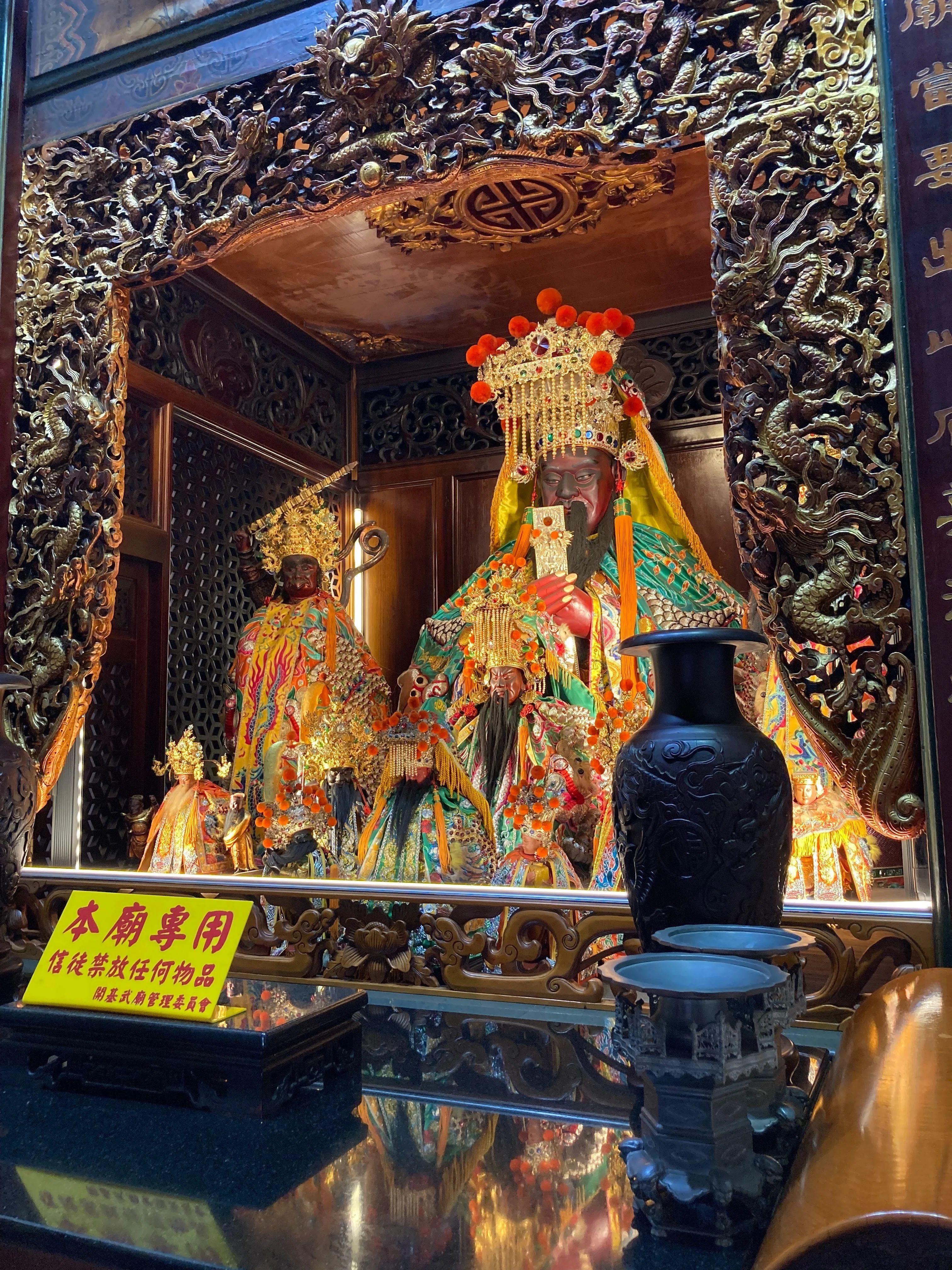 中国古美術　台湾　台南関帝朝　肉質画 台湾ひとり旅日記③台南・関帝港開基武廟〜初めての道教寺院〜｜3月