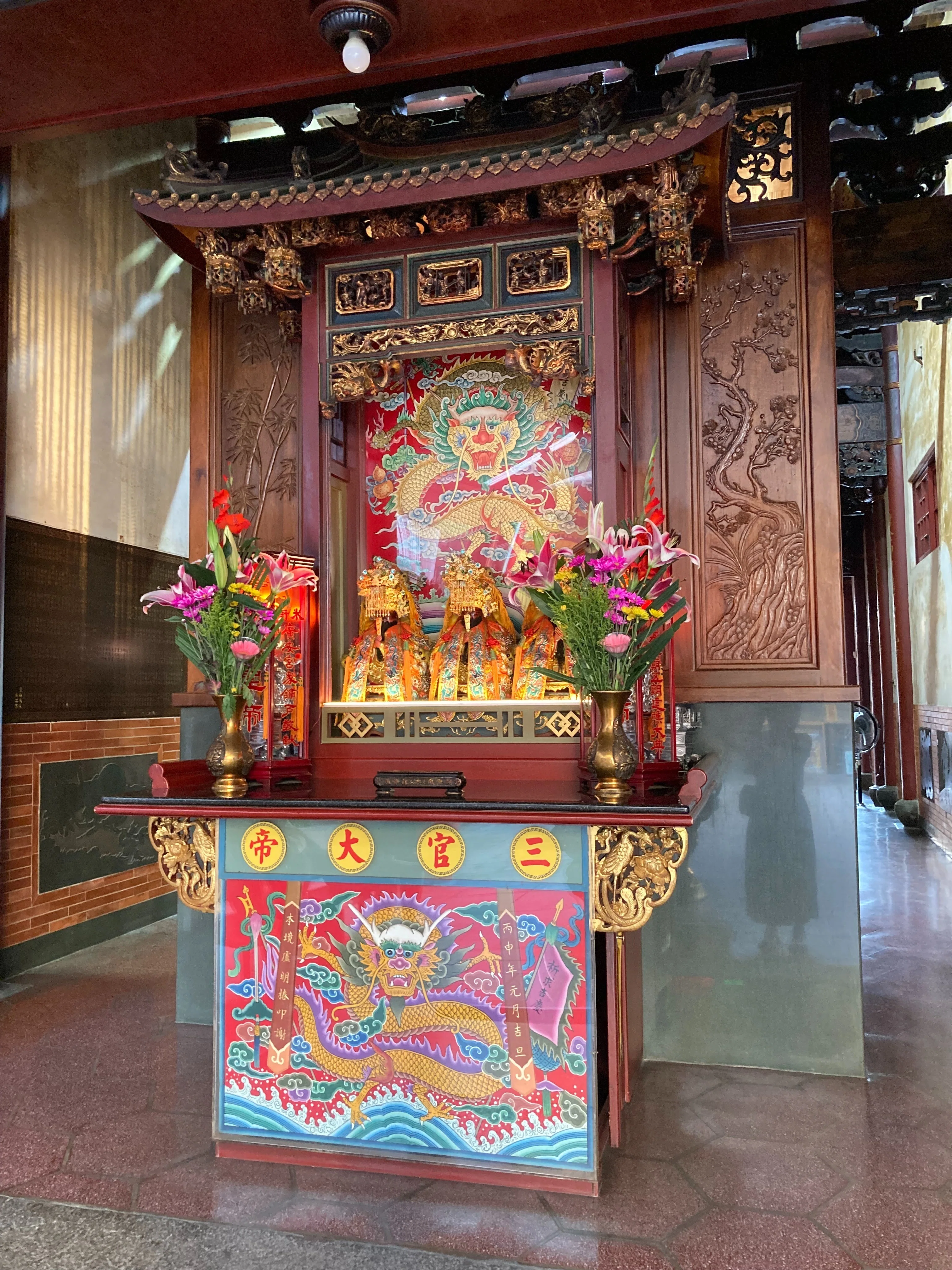 中国古美術　台湾　台南関帝朝　肉質画 台湾ひとり旅日記③台南・関帝港開基武廟〜初めての道教寺院〜｜3月