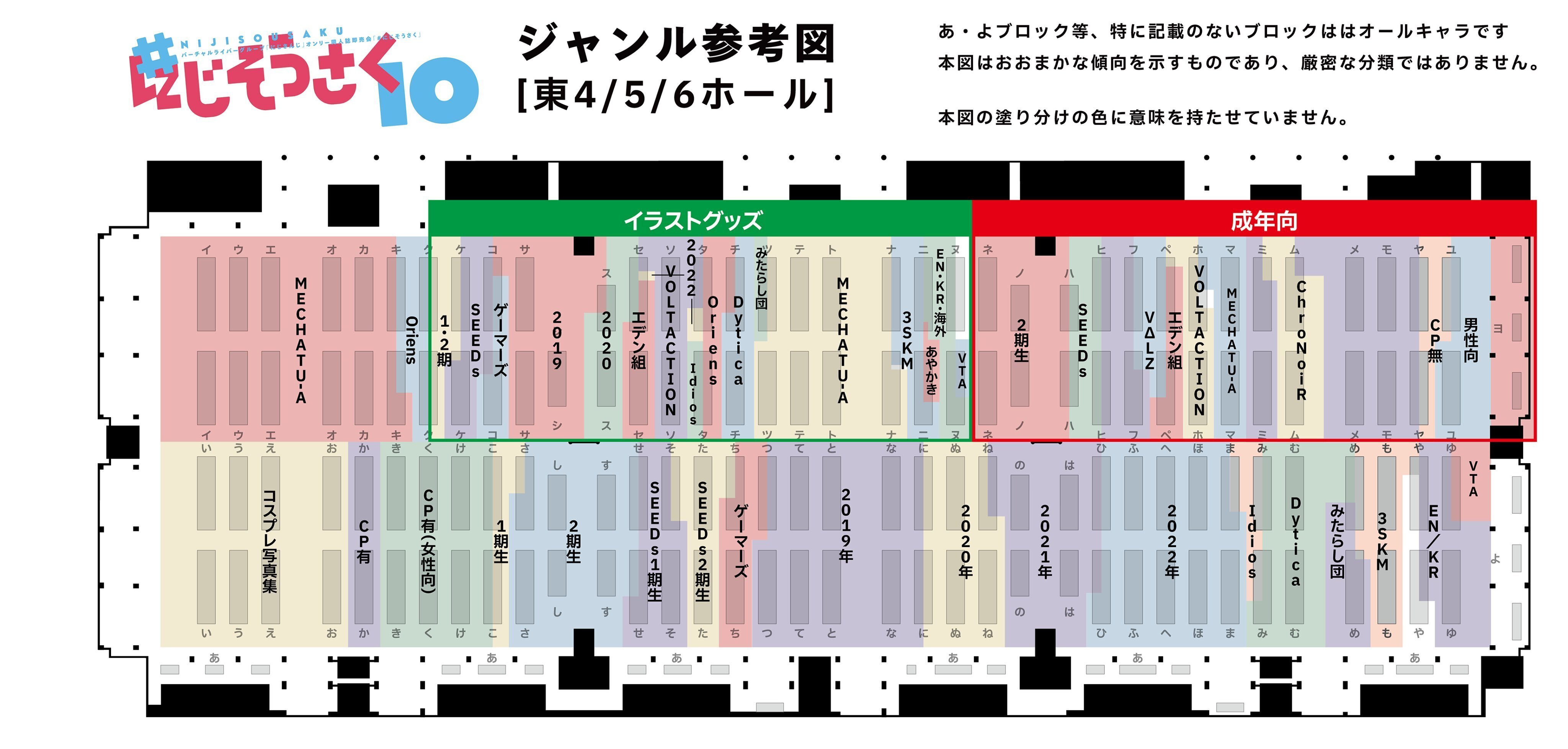 同人誌即売会「にじそうさく」に行ってみた｜来世はさかな