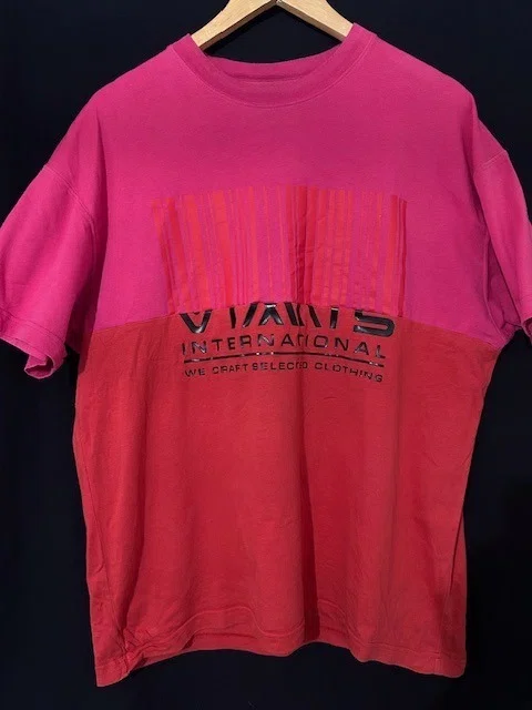 ver.25 【ヴェトモン VETEMENTS VTMNTS 】 切替トップス ピンク