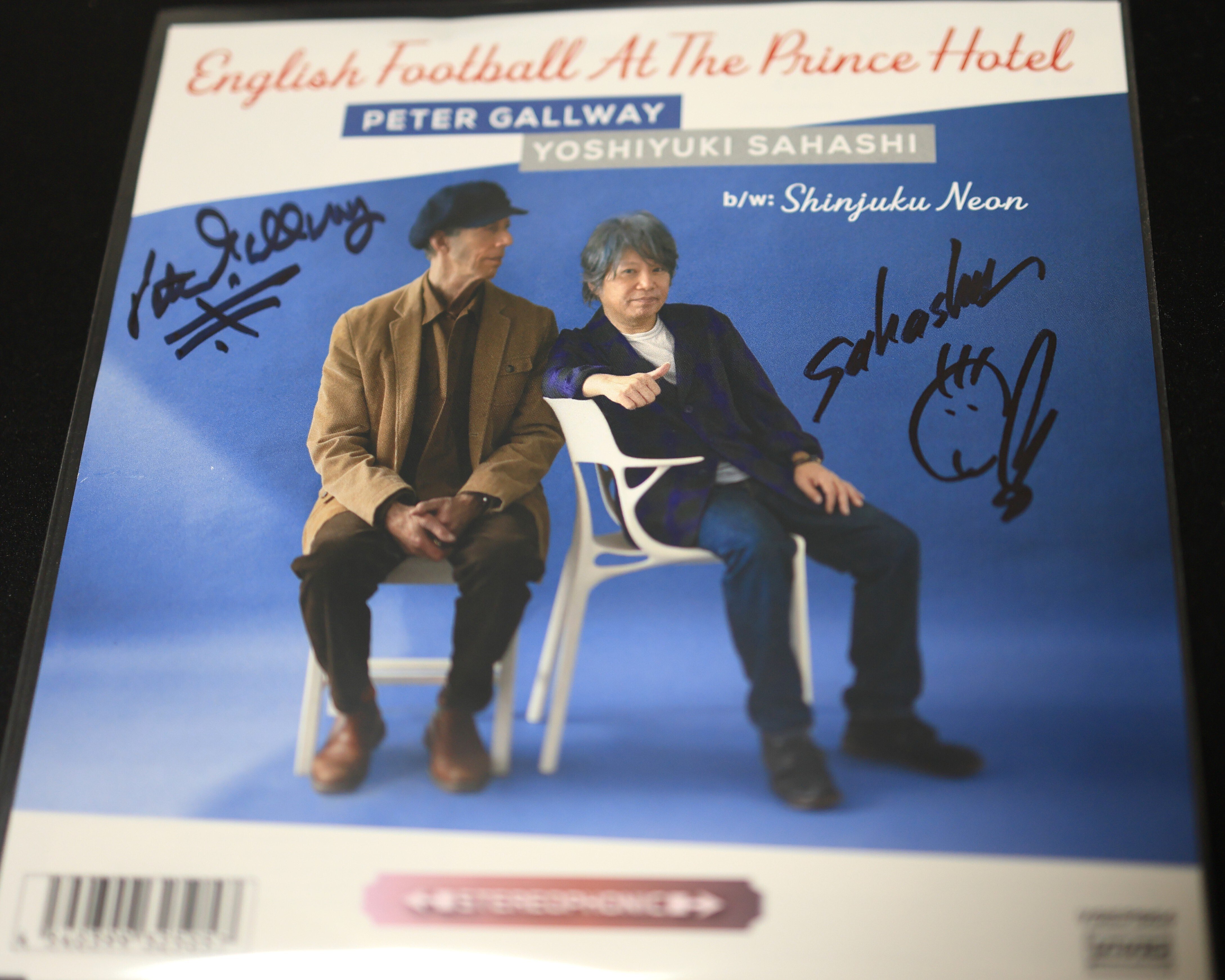 ピーター・ゴールウェイ ＆ 佐橋佳幸 両名直筆サイン入りシングル(未視聴・新品) ver.1.1【ライブメモ】Peter Gallway & 佐橋佳幸“EN” Japan Tour 2025
