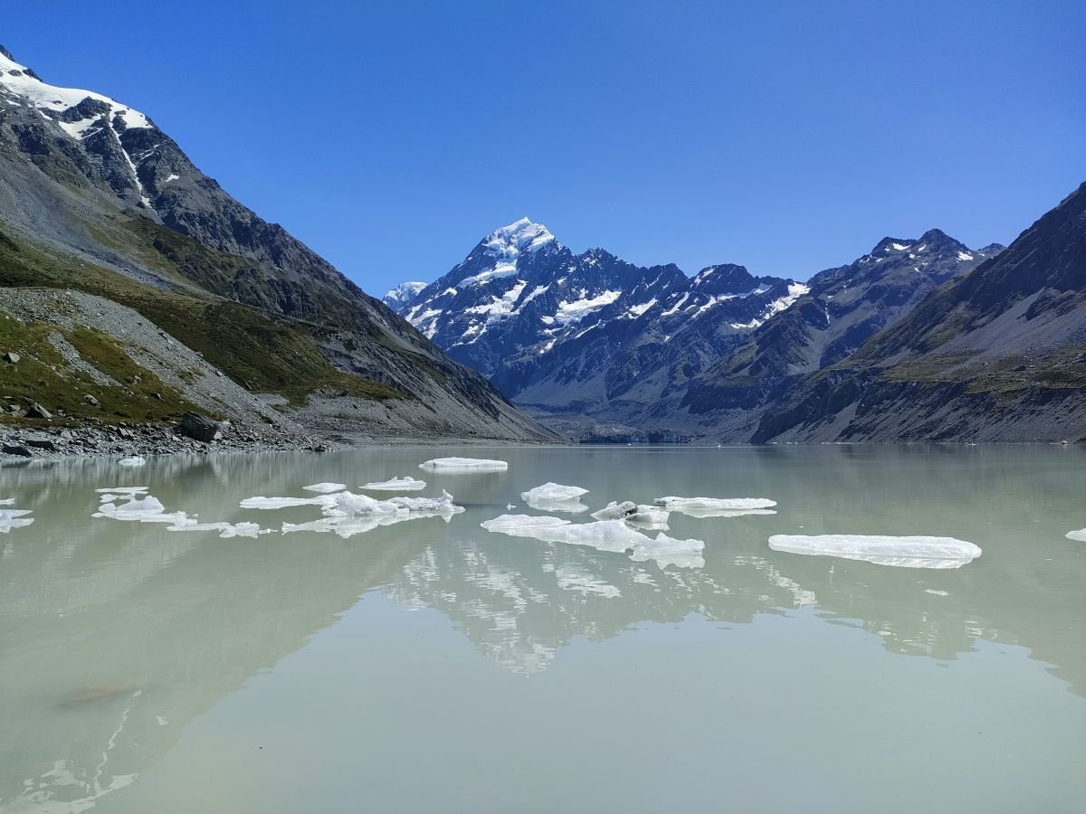 奇跡の絶景！マウントクックHooker Valley Track：天気も味方の感動