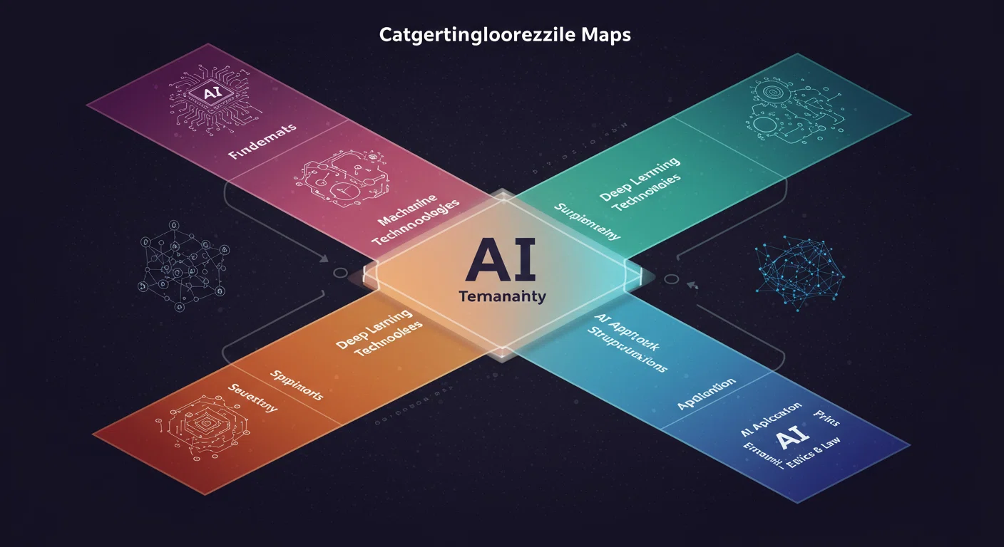 AI用語のカテゴリー別学習マップ