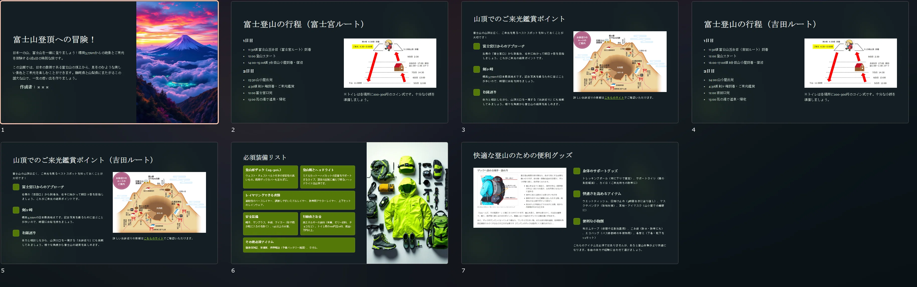 富士登山のしおり」2025｜frank(furuya koji)