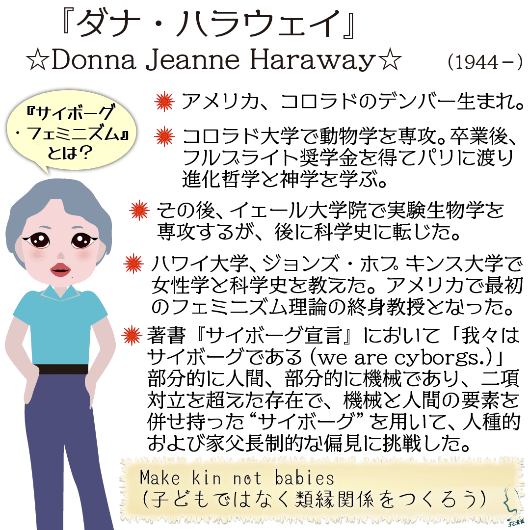 サイボーグ・フェミニズム”を提唱したアメリカの科学史家『ダナ