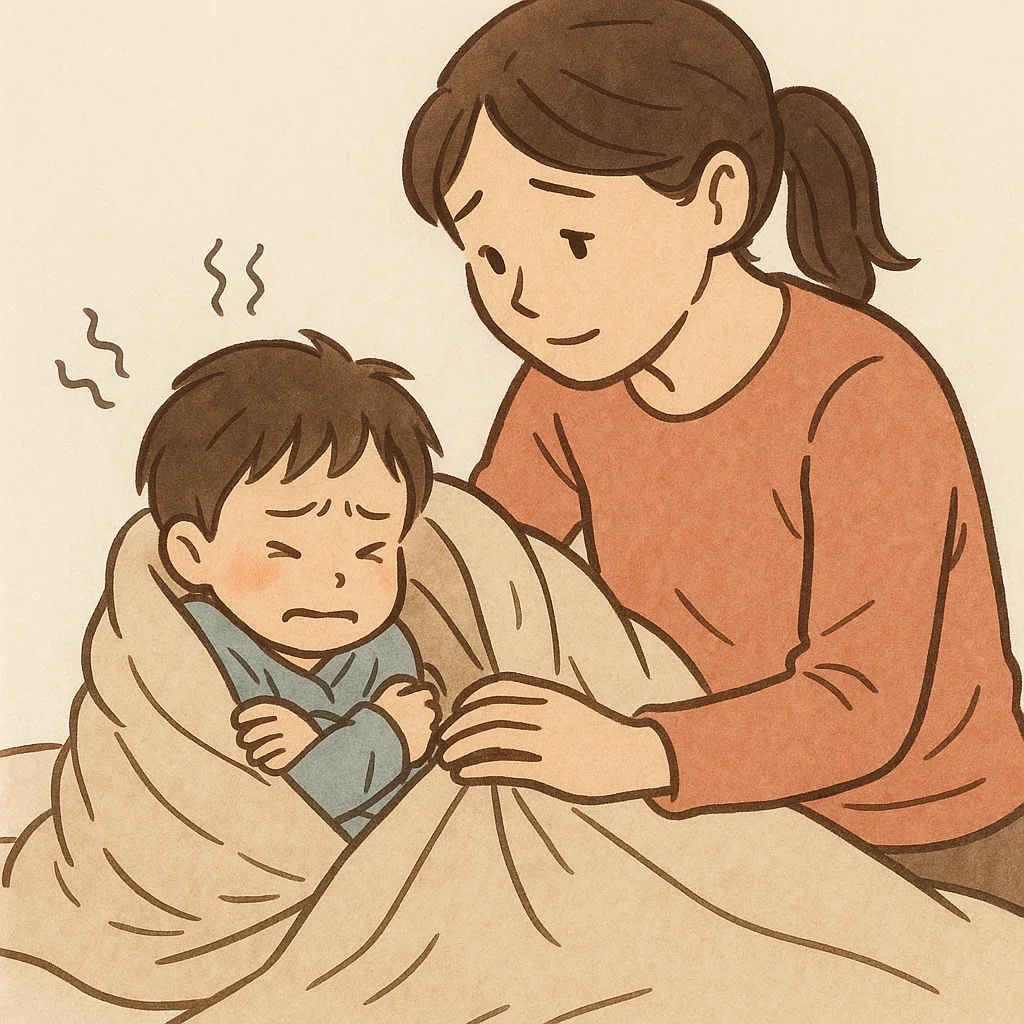 悪寒による震え(シバリング)と熱性けいれんの違いは?!簡単解説! |ちゃこまま/看護師