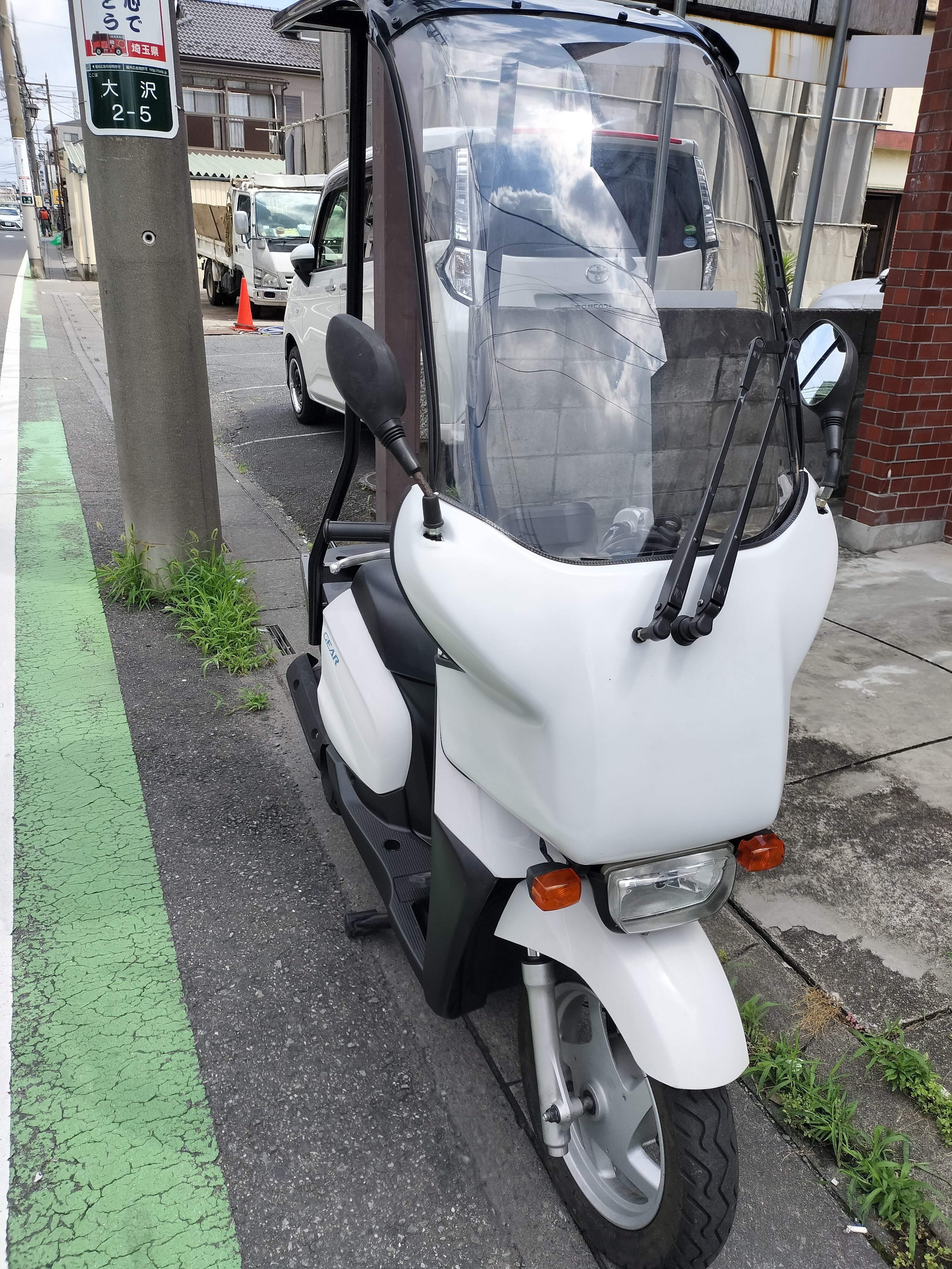 ご成約致しました】ヤマハ ギア UA08J-BGA3 50cc 帝都産業ルーフ付き
