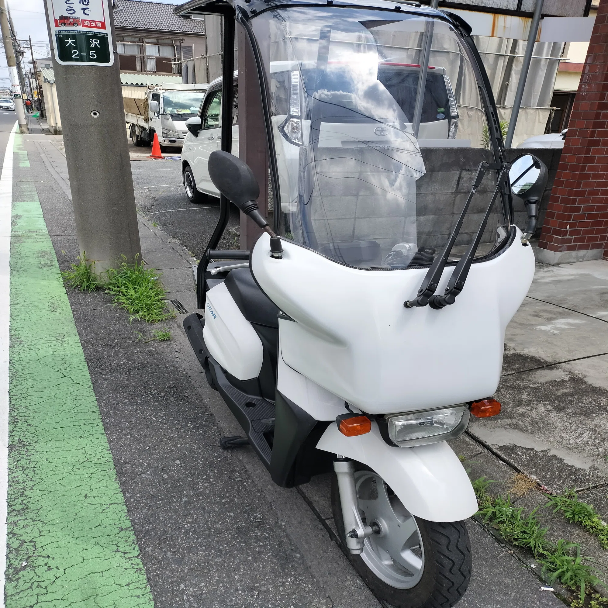 ご成約致しました】ヤマハ ギア UA08J-BGA3 50cc 帝都産業ルーフ付き 