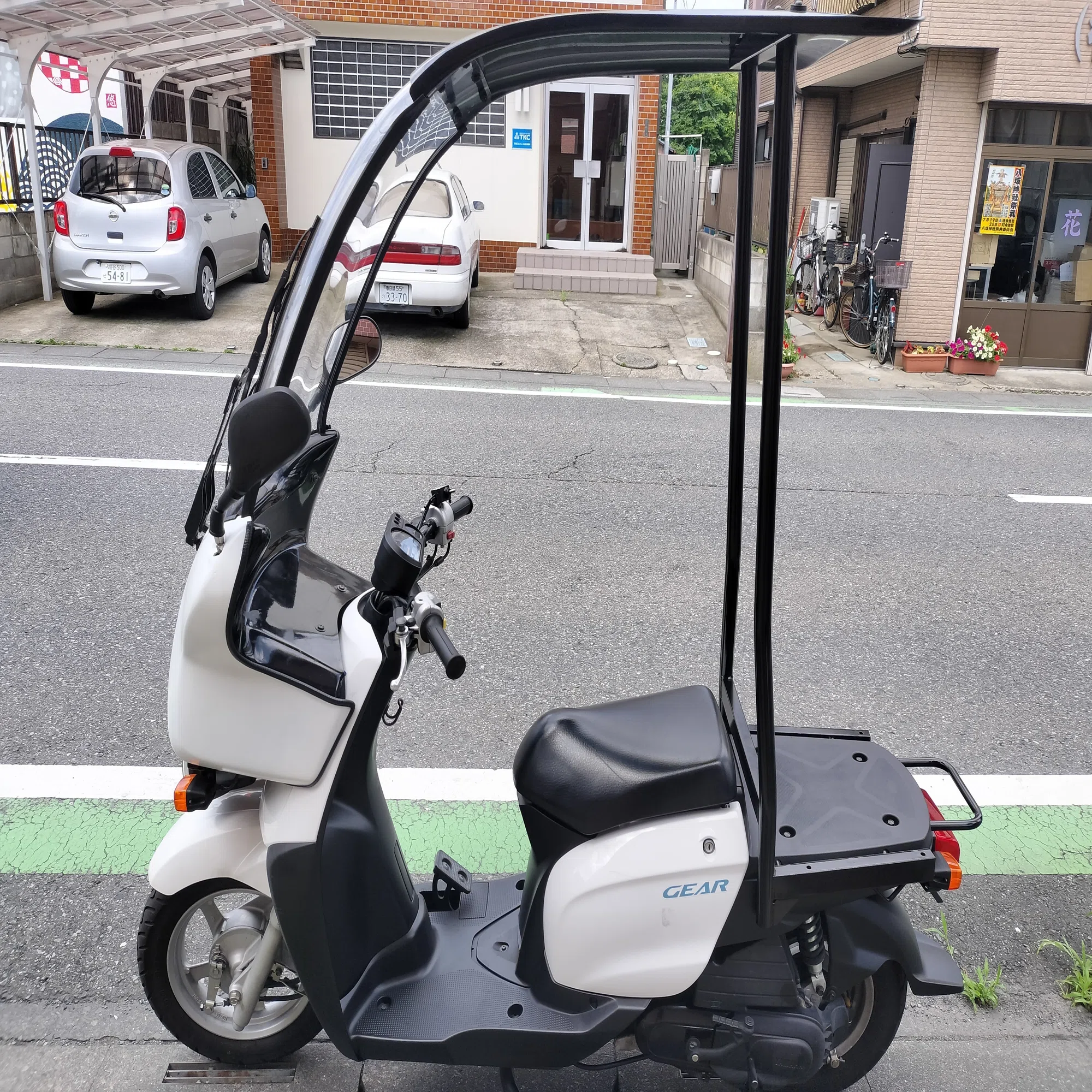 ご成約致しました】ヤマハ ギア UA08J-BGA3 50cc 帝都産業ルーフ付き 