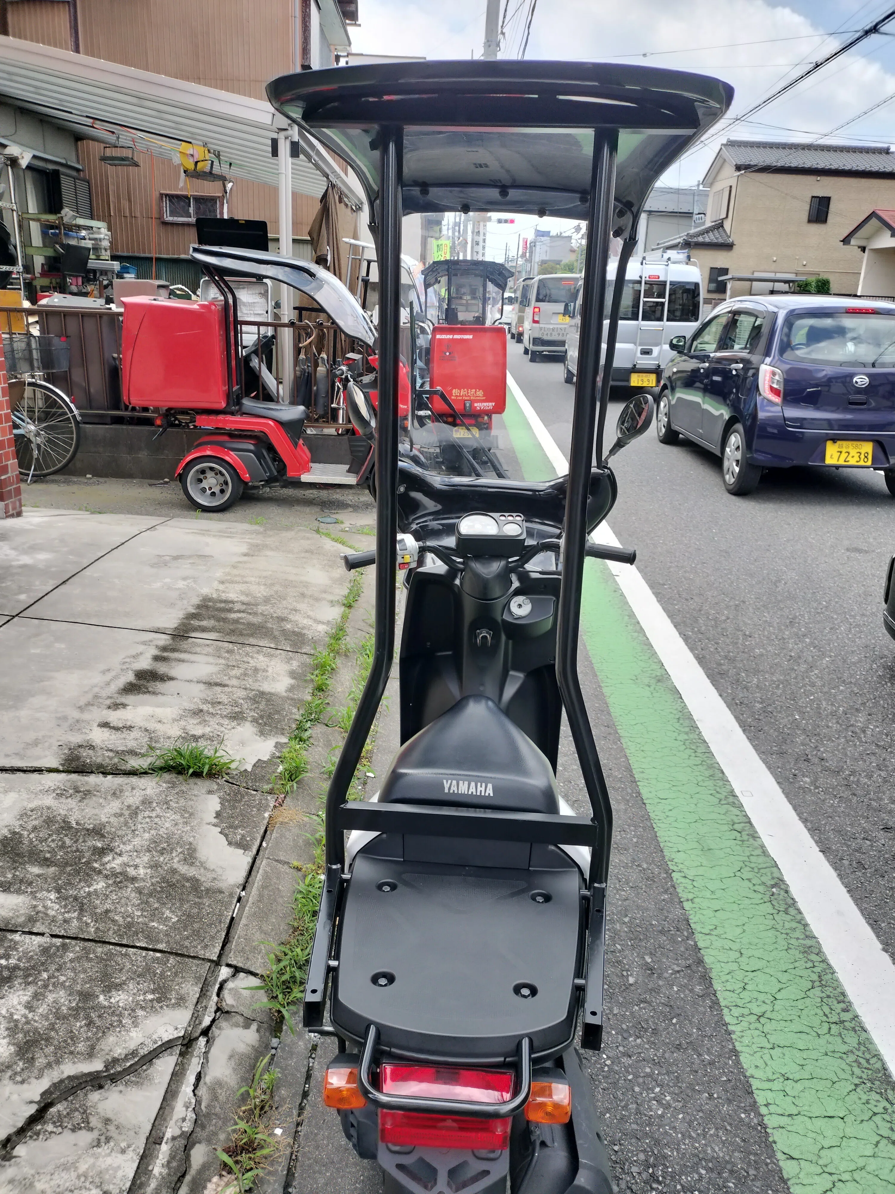 ご成約致しました】ヤマハ ギア UA08J-BGA3 50cc 帝都産業ルーフ付き