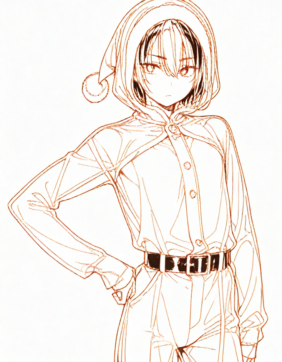 controlnetとLineart系LoRA同時に使ってみたテストその3