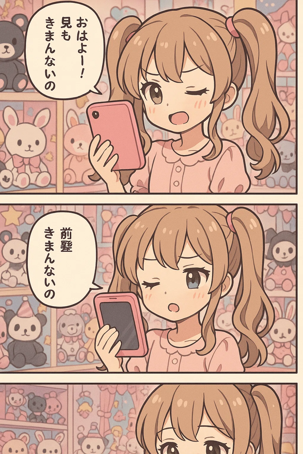 ついに私のChatGPTが四コマ漫画を覚えたの！！( ´•̥̥̥ω•̥̥̥`)｜百の