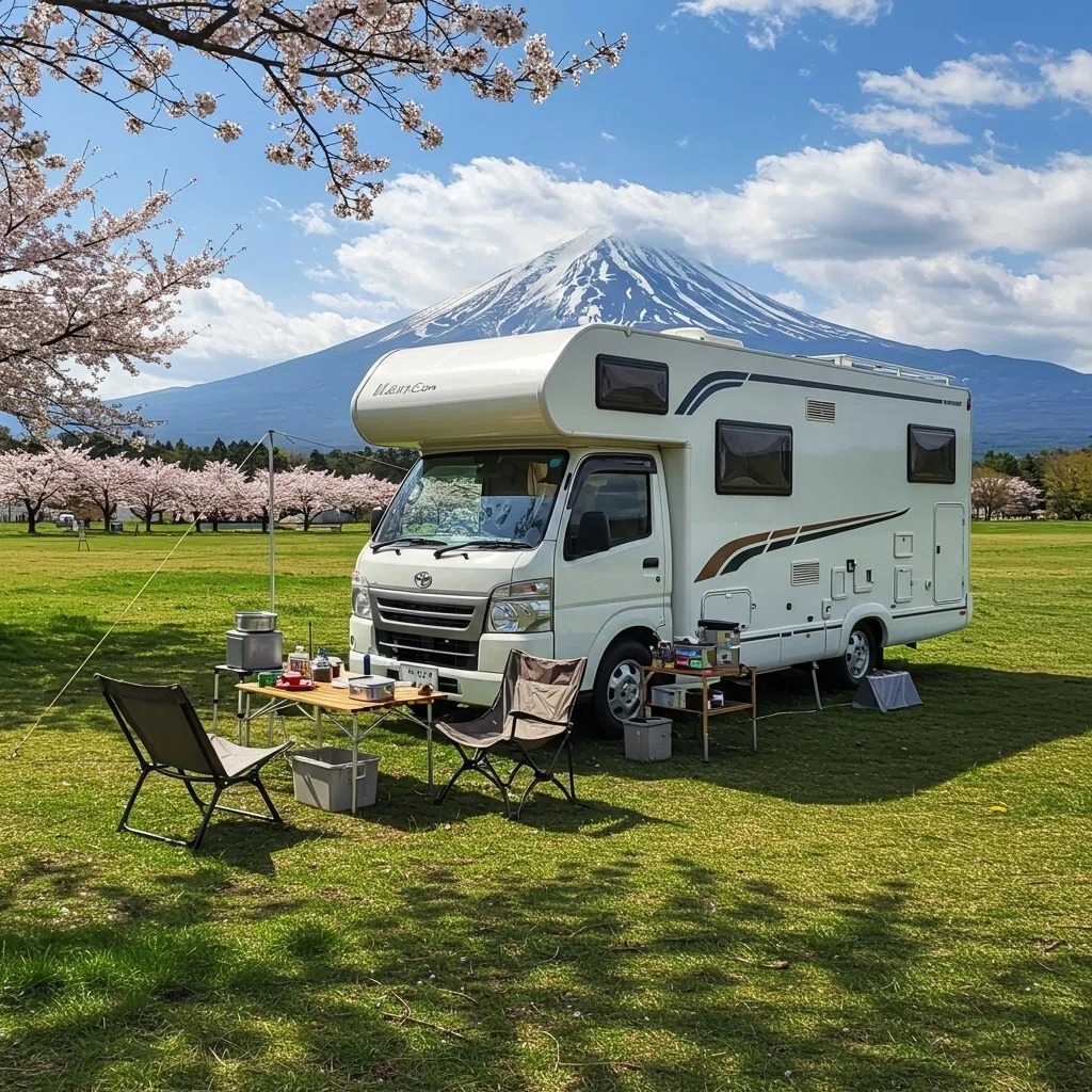 AI画像(リアル)販売 キャンピングカー 自動車 車 <32枚>(有料300円:写真販売中)01