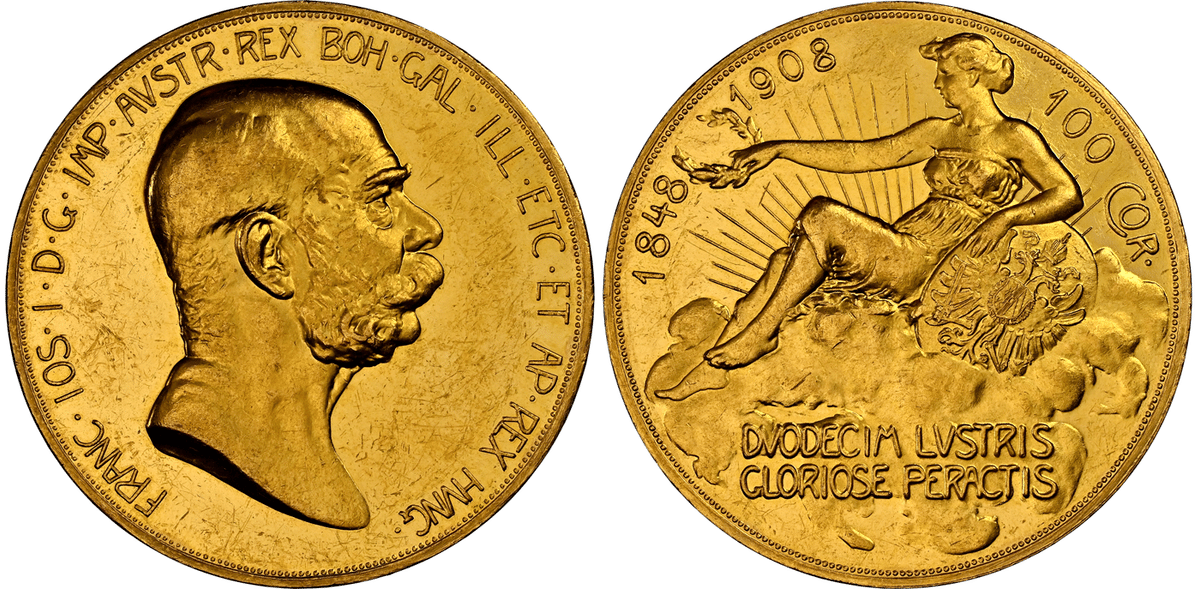 Öオーストリア帝国＊フランツヨーゼフ１世在位６０年記念銀貨ＴＯＰ（実物） Öオーストリア帝国＊フランツヨーゼフ1世在位60年記念銀貨