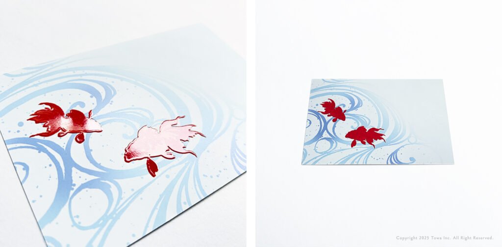 五感で魅せる！夏の販促に「UV厚盛りニス」｜デザイナーのための印刷