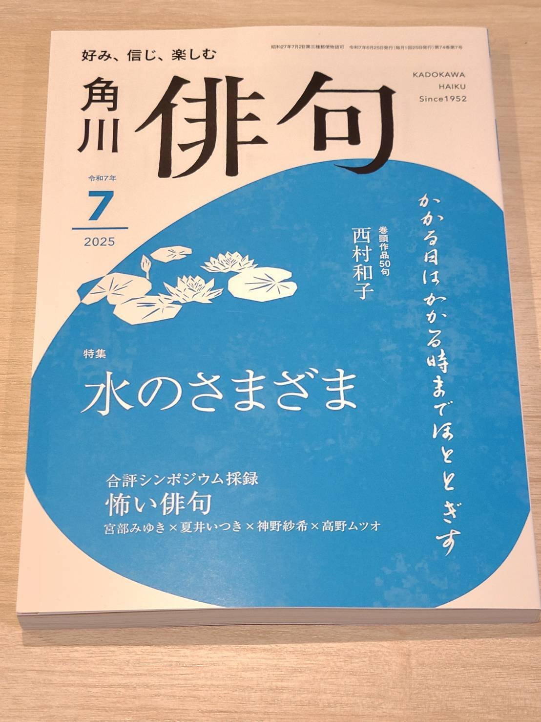 角川『俳句』2025年7月号「怖い俳句」｜電源スペースあらや by