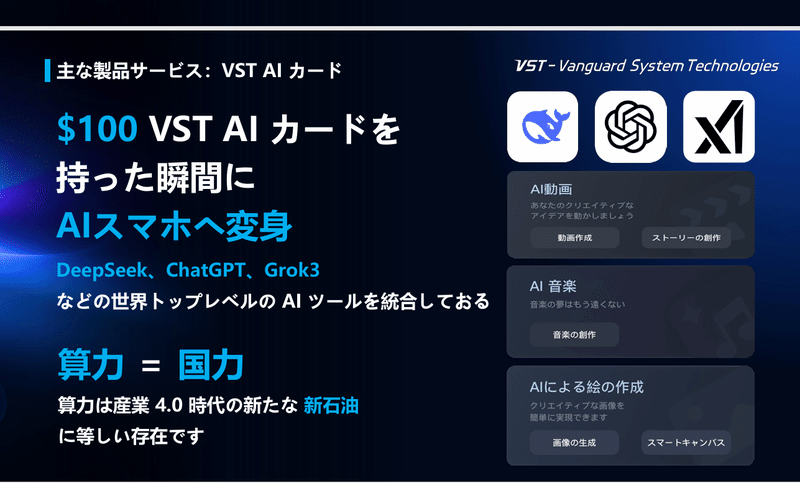 VSTカード(AIカード) ✨【次世代スマート名刺「VST AI Card」登場】✨ 2025年6月