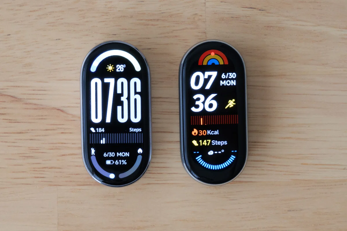 Xiaomi Smart Band 10とXiaomi Smart Band 9の比較
