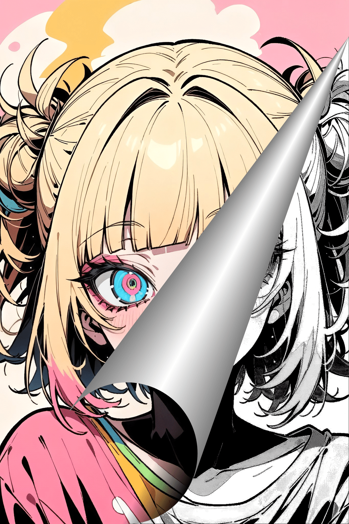 最新の激安 改造したイラストをプロンプトにして、AIちゃんがそのとおり生成 イラスト