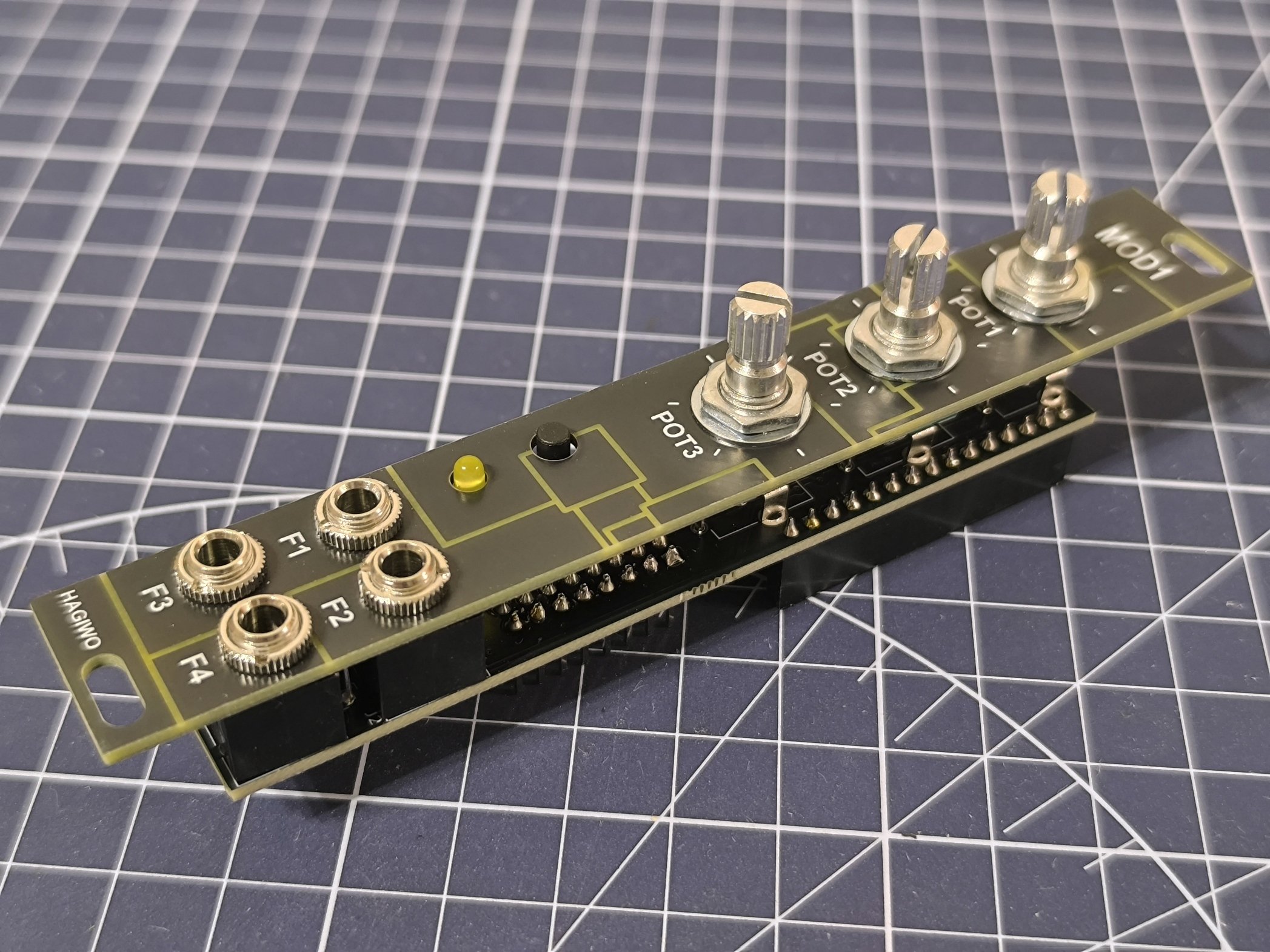 HAGIWO MOD1 MOD2 セット　ドラム音源モジュール　モジュラーシンセ HAGIWO MOD1 MOD2 2台セット DIYドラム音源モジュール