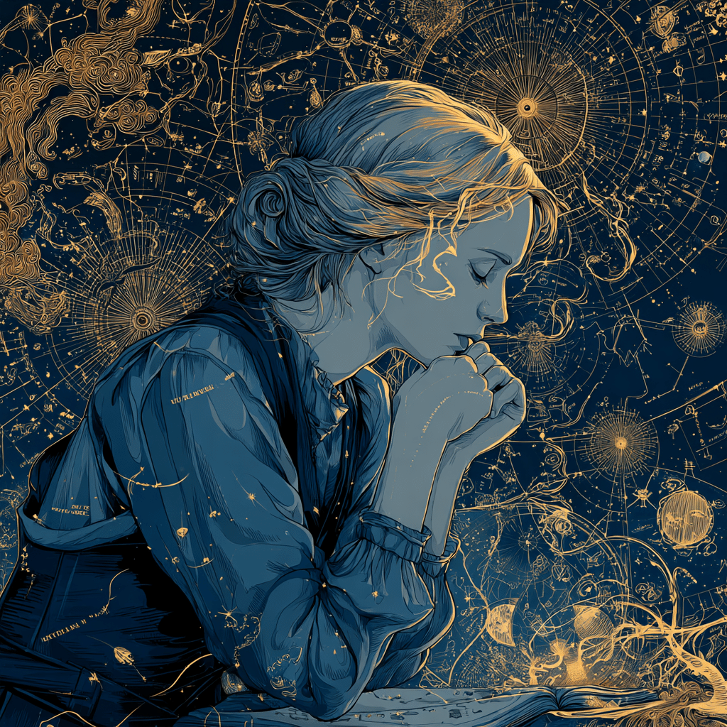星読】占星術を描いてもらいました。｜studio_maki