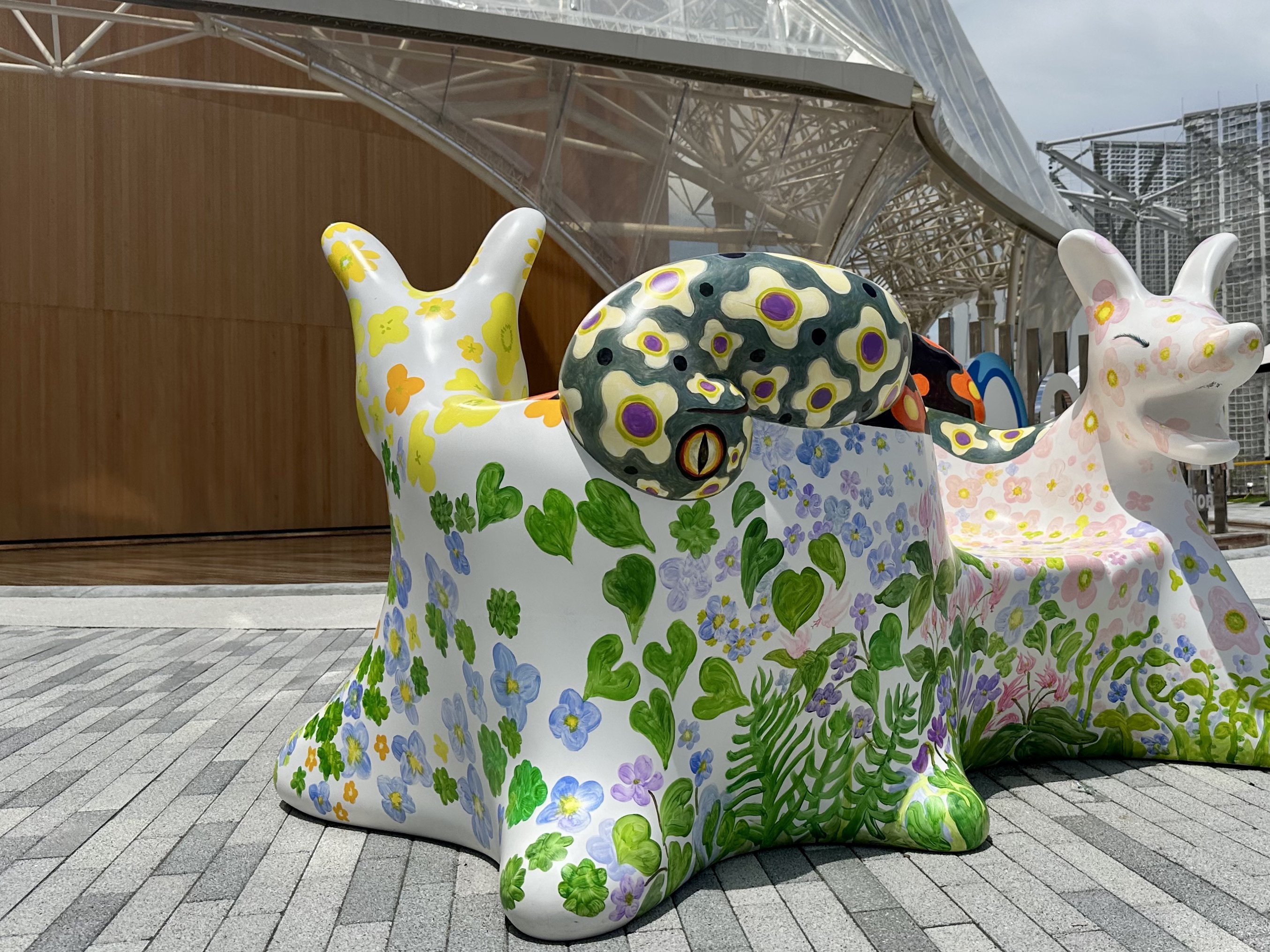 オブジェ　アート作品 旅をして大切なものを重ねながら｜sanchi