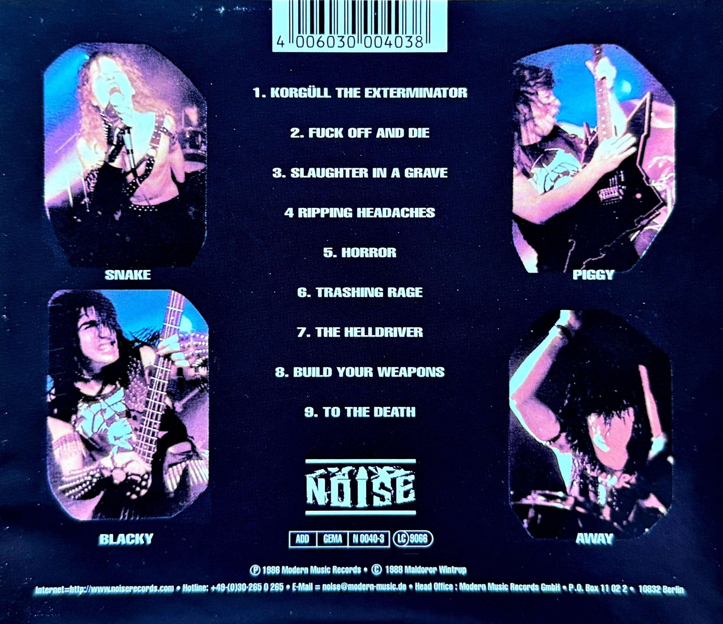 WARGASM,UGLY,スラッシュメタル,限定1000枚,ボーナストラック5曲