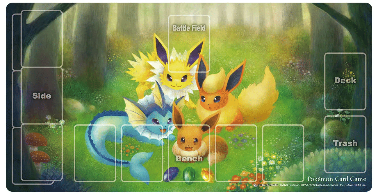 【 海外ポケモンセンター限定 】イーブイ Can't Wait プレイマット 海外ポケモンセンター限定 ポケモンカードゲーム プレイマット