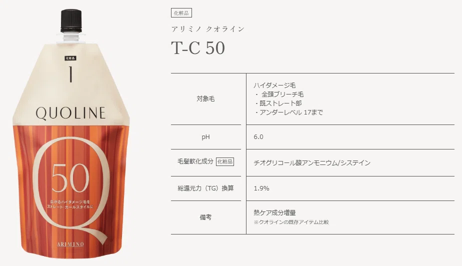 よりやさしく、より幅広く進化。アリミノ「クオライン」ストレート