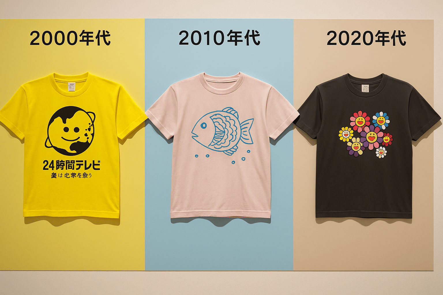 誰が私の世代のヴィンテージTシャツを発表したか 24時間テレビ歴代Tシャツ一覧＆デザイナーまとめ｜大野智・ジブリ