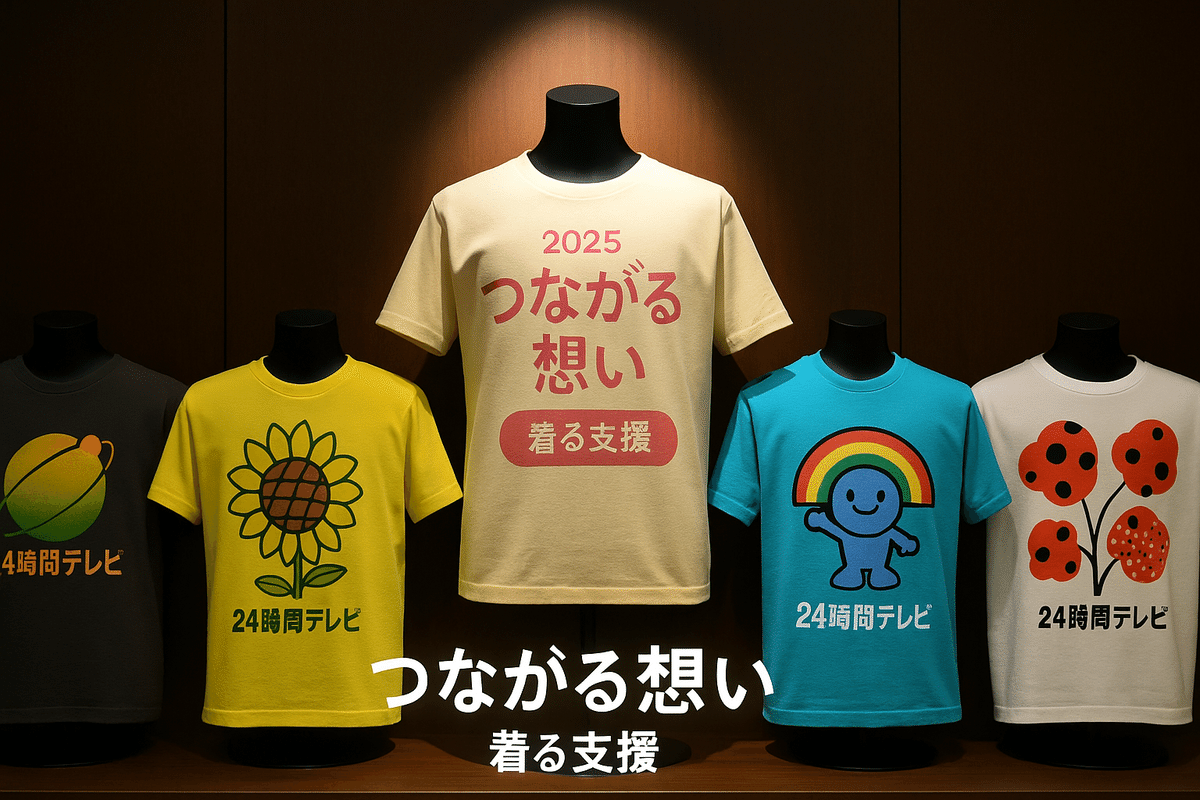 嵐 24時間テレビ グッズまとめ 草間彌生と嵐の大野智の合作！24時間テレビのチャリTシャツ販売