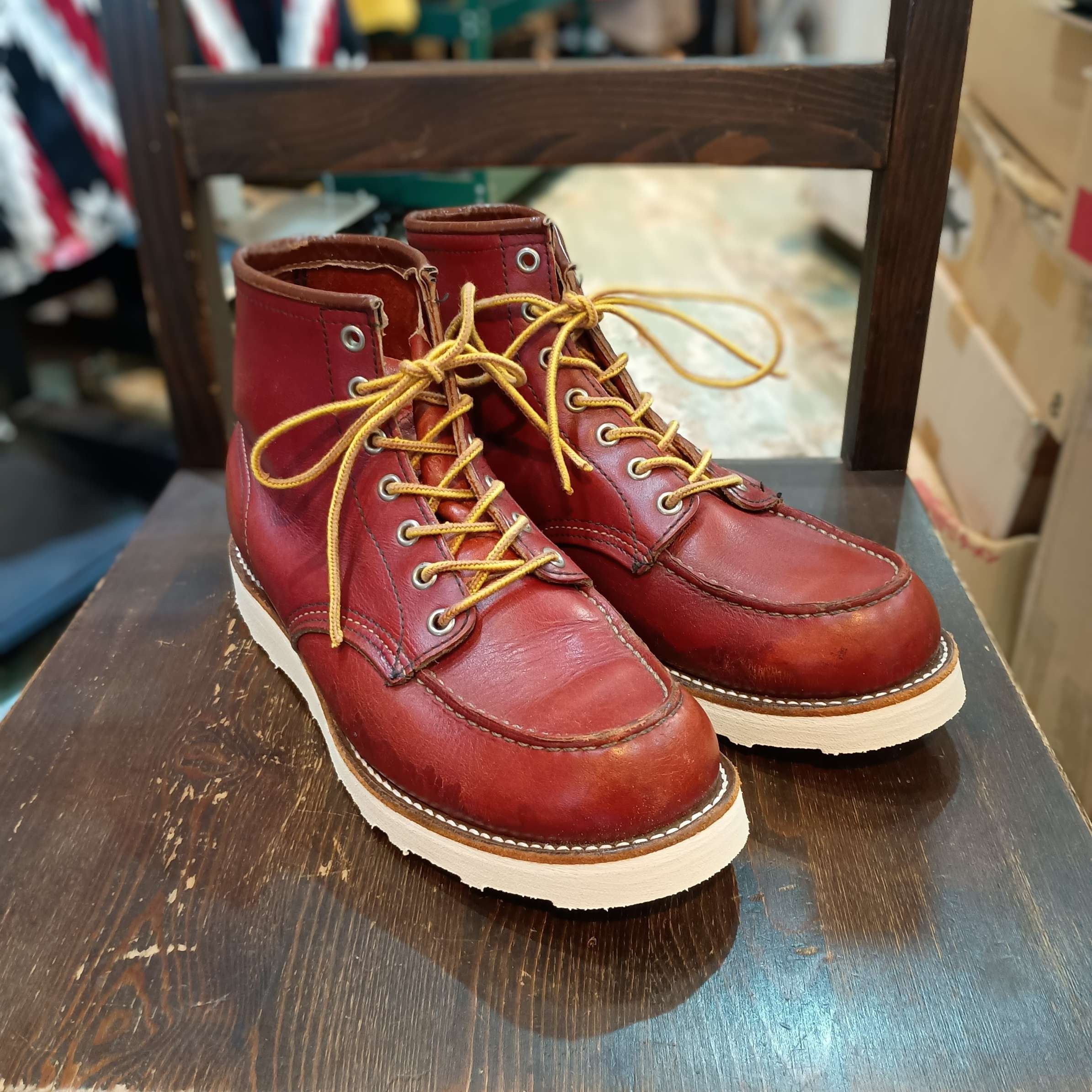 Resole/ソールカスタム】Red Wing#8875+vibram#4014｜CREA
