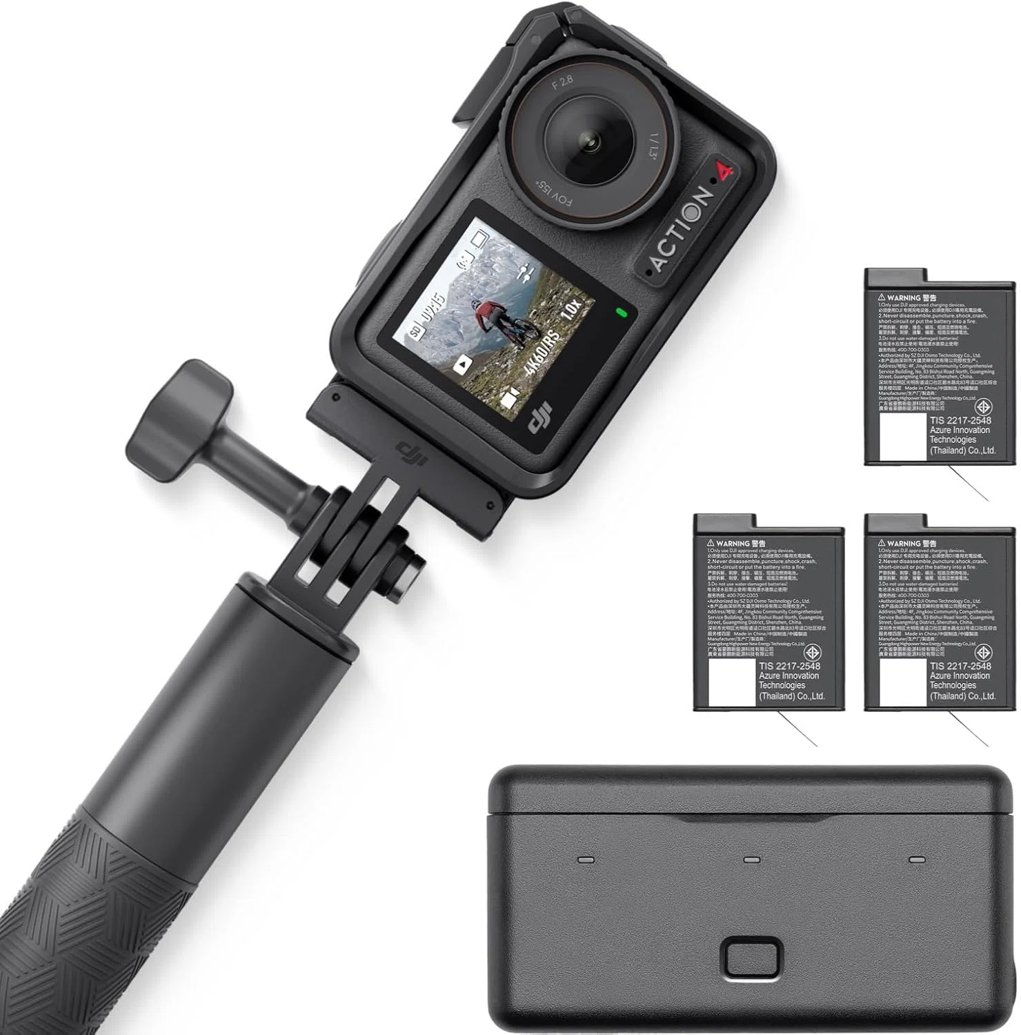 DJI Osmo Action 4 アドベンチャーコンボ 4K防水カメラ｜GetGadgetGot