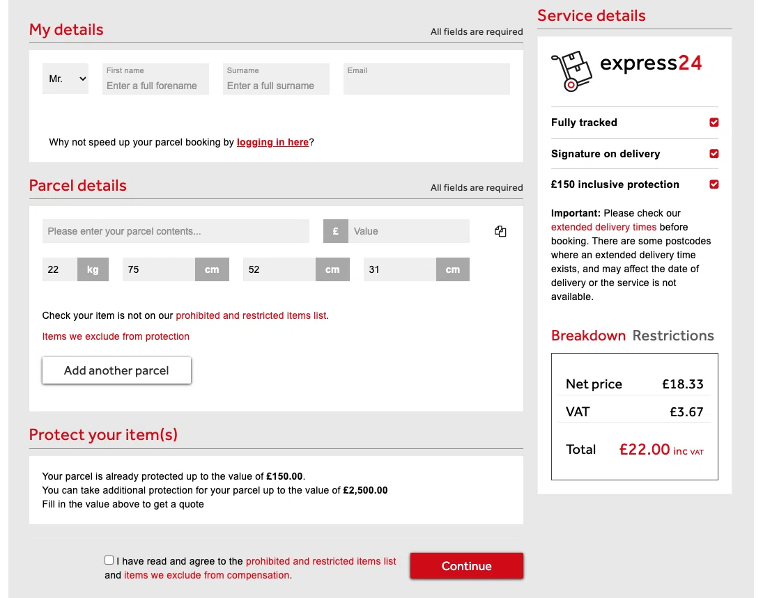 Parcelforce Note 【追記あり】Parcelforce でスーツケースを送る(イギリス国内編)|ひかり@英国PhD留学